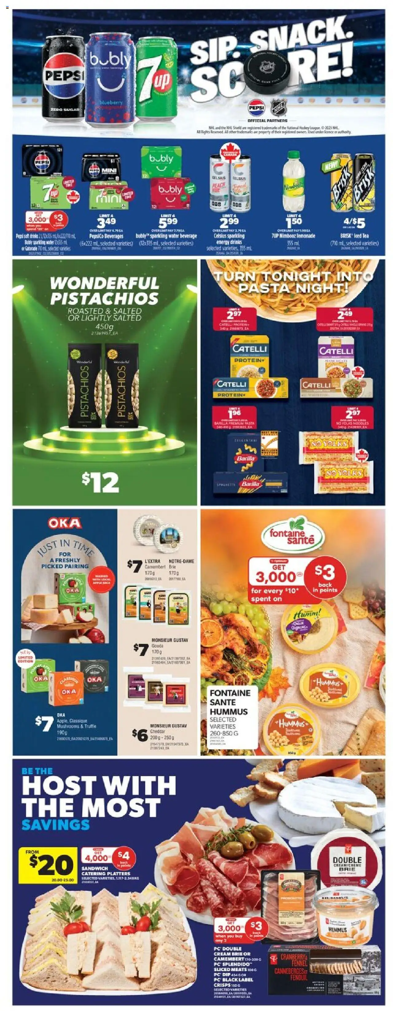 Real Canadian Superstore flyer valid from 09.10.2025 | Page: 35 | Products: Tea, Pasta, Cream, PC