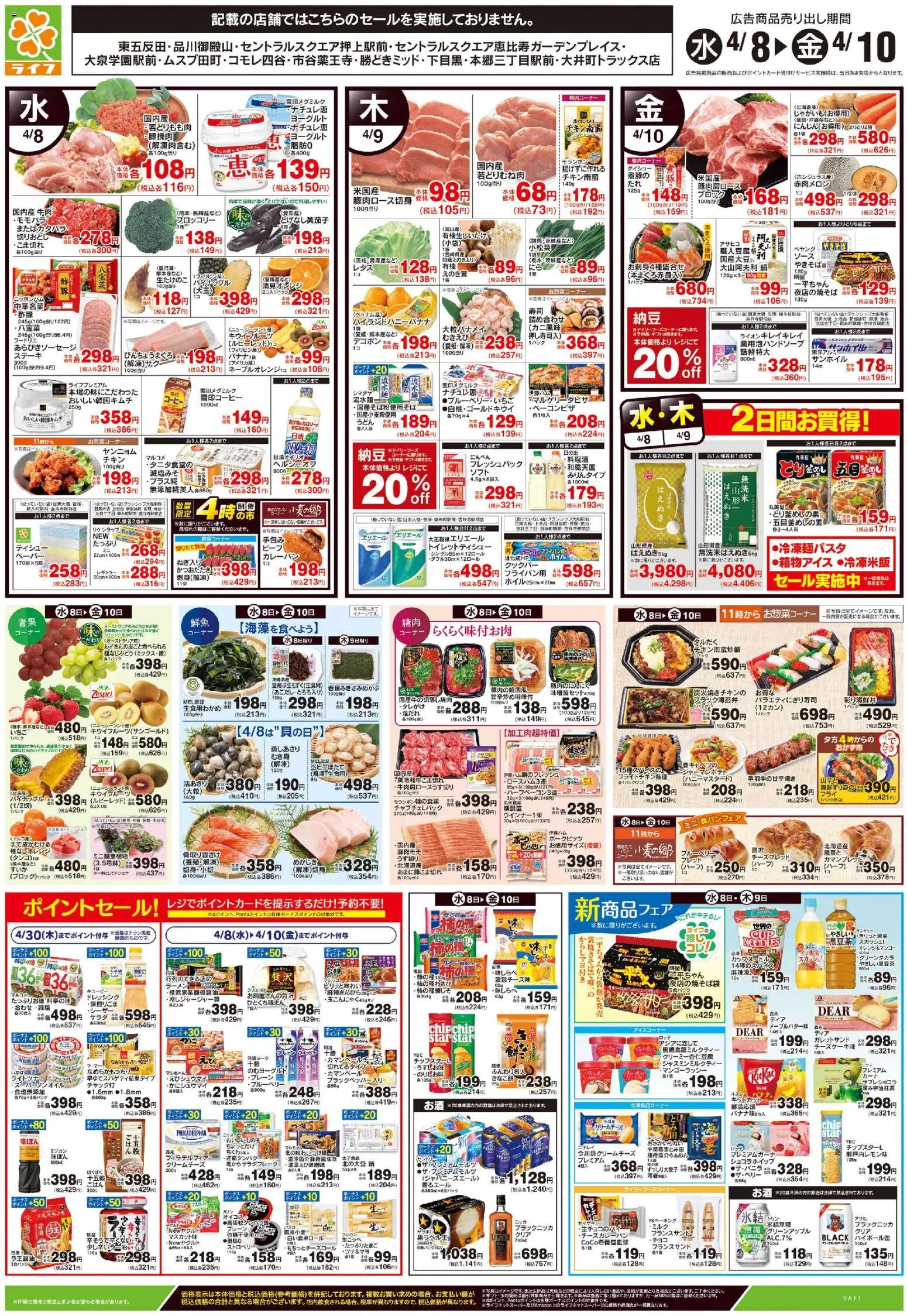 {H1} | ページ: 2 | 製品: 牛肉, パイナップル, 水, ブルーベリー