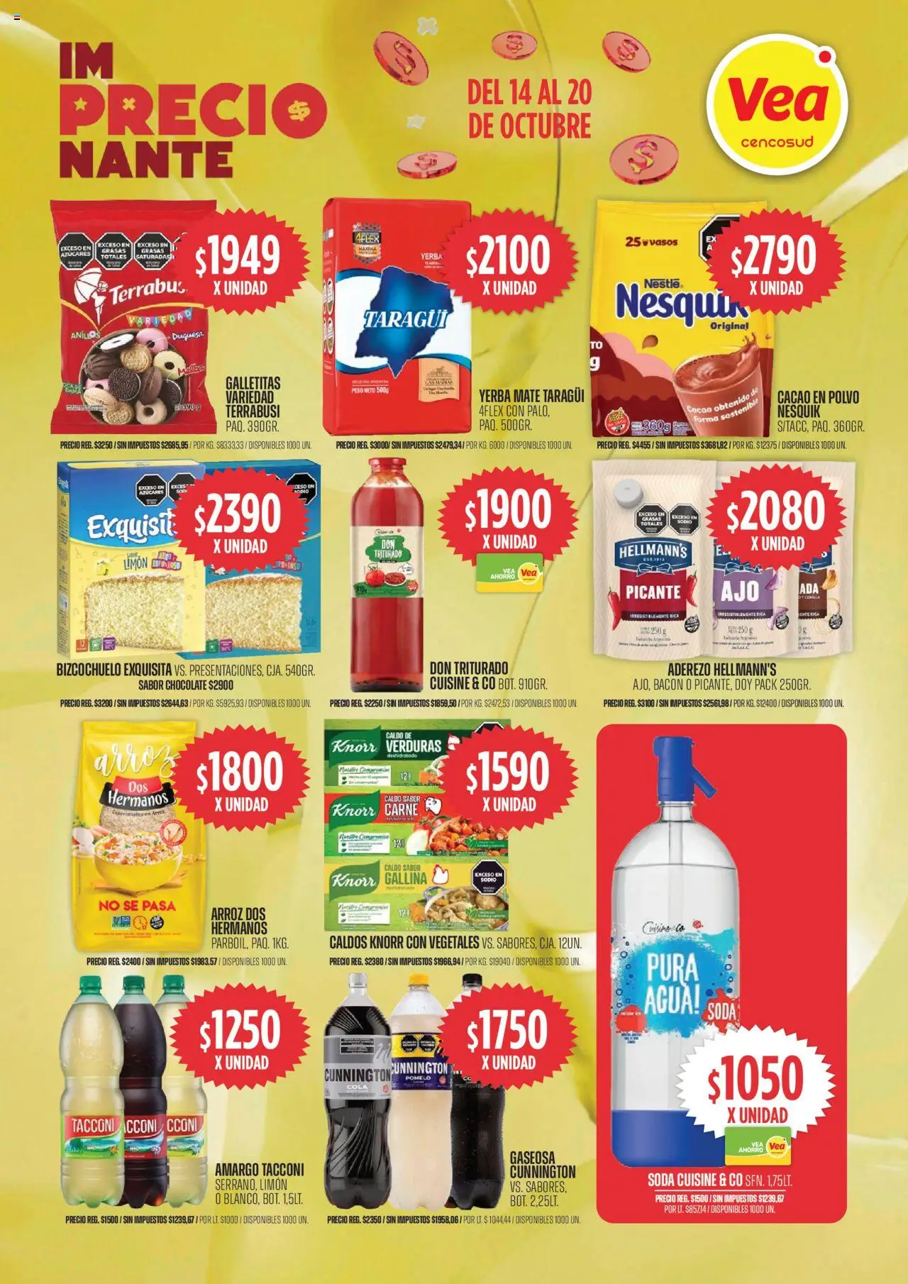 Vea ofertas │ válido desde el 14.10.2025 | Página: 3 | Productos: Yerba, Aderezo, Limón, Chocolate
