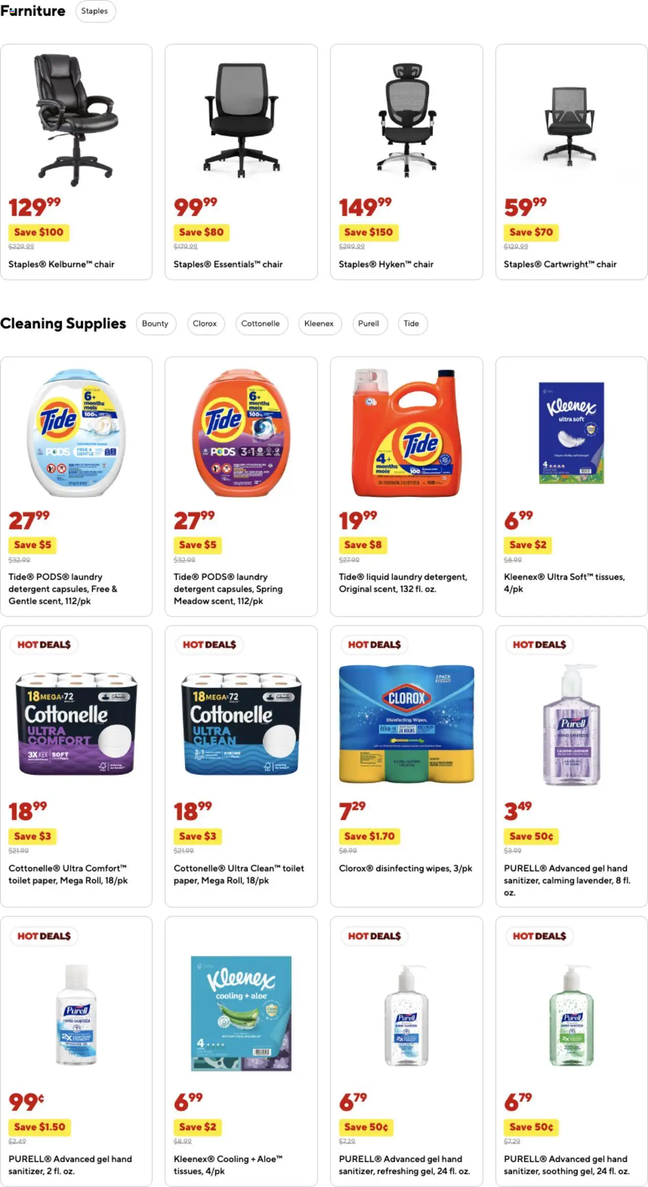 Staples Weekly Ad - valid from 28.09.2025 | Page: 11 | Products: Chair, Detergent