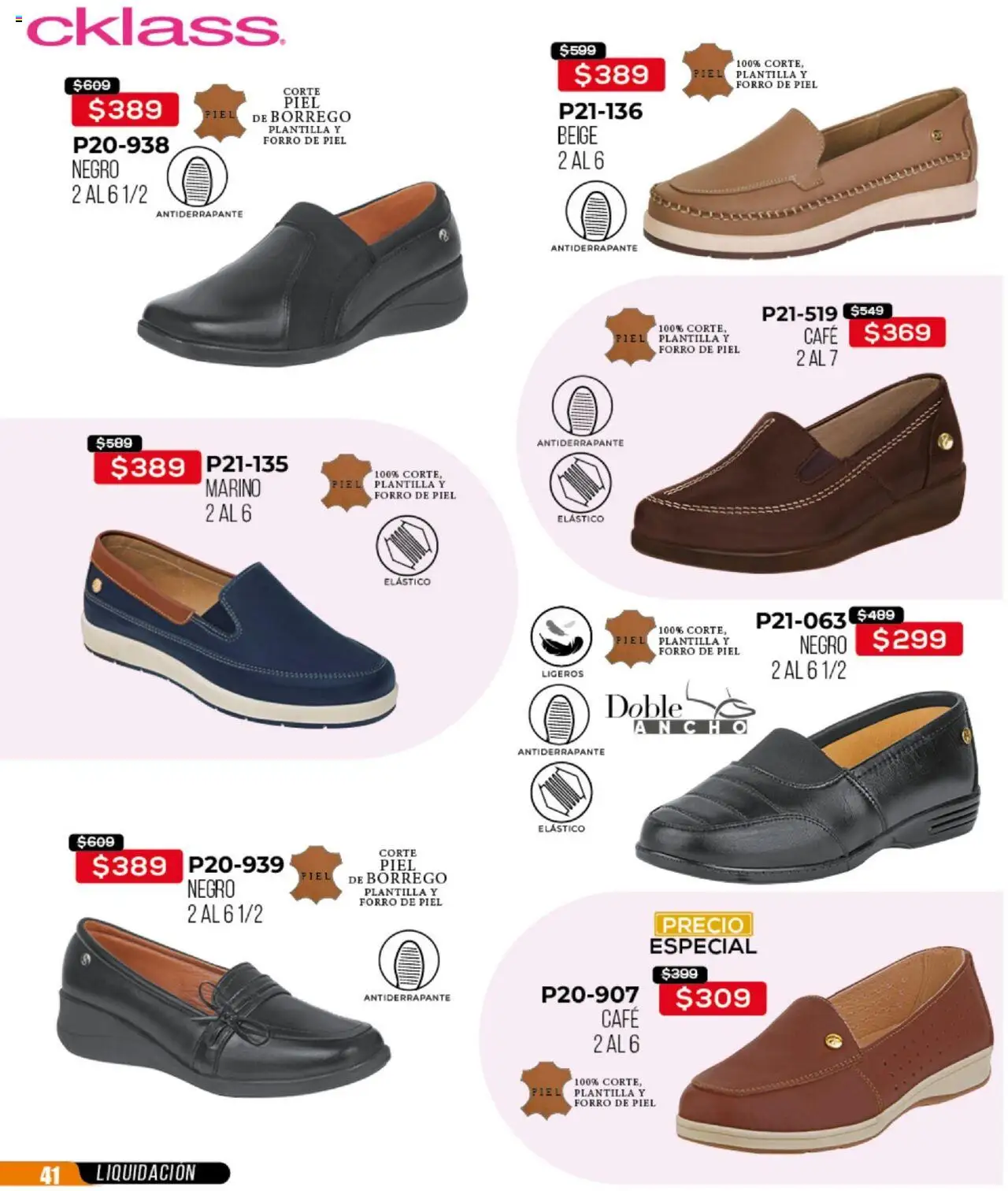 Nuevas ofertas de Cklass válidas en toda la República Mexicana desde el 09.09.2025. ¡Encuentra las mejores ofertas en Cklass - Catálogo Liquidacion Calzado! | Página: 42 | Productos: Café