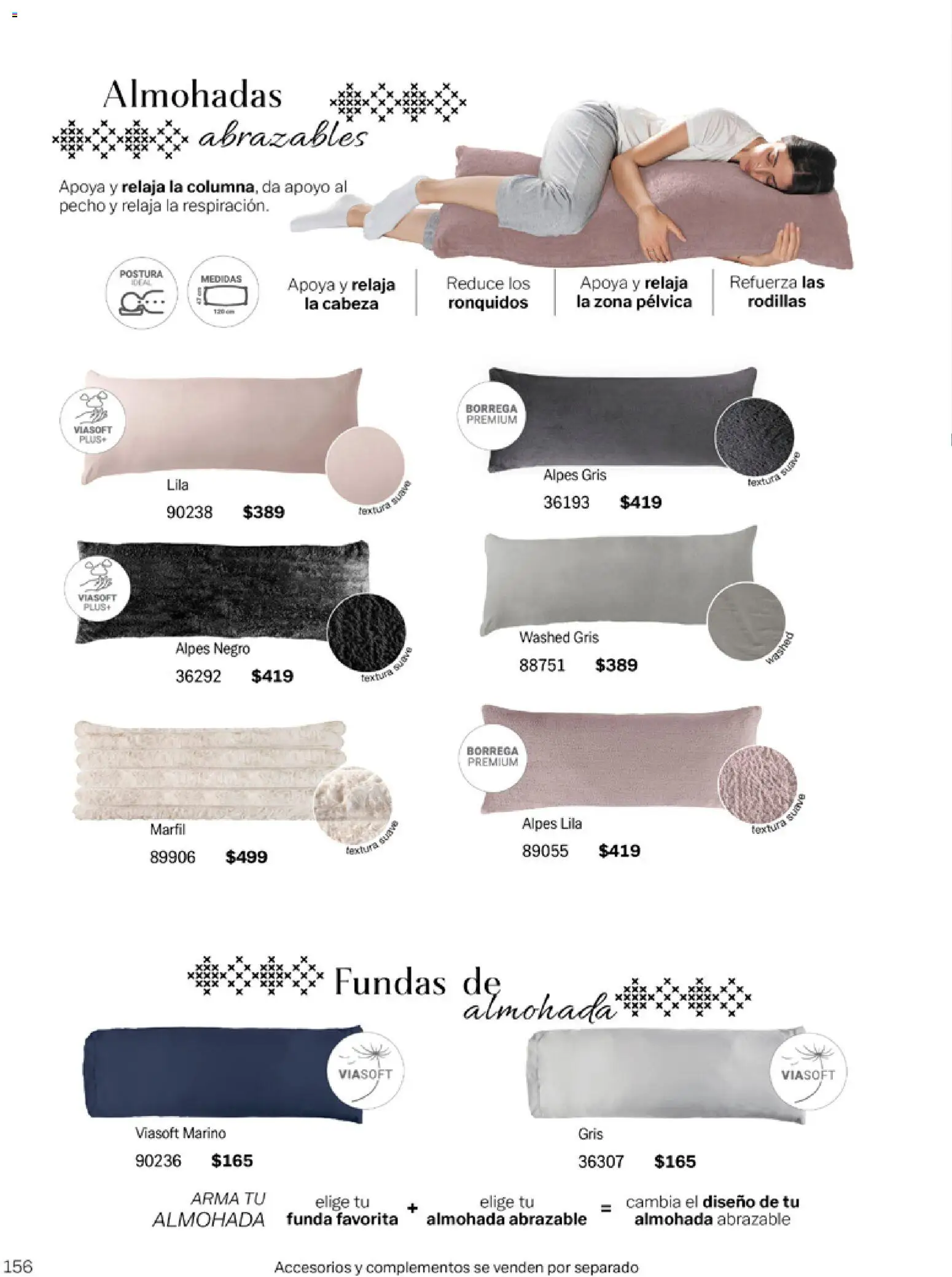 Nuevas ofertas de Vianney válidas en toda la República Mexicana desde el 06.03.2026. ¡Encuentra las mejores ofertas en Vianney catálogo Tu hogar, nuestra pasión! | Página: 158 | Productos: Funda, Almohada