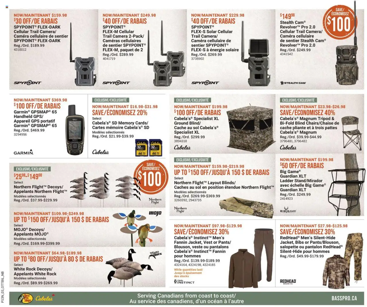 Cabelas flyer valid from 09.10.2025 | Page: 4 | Products: Camera, Vest