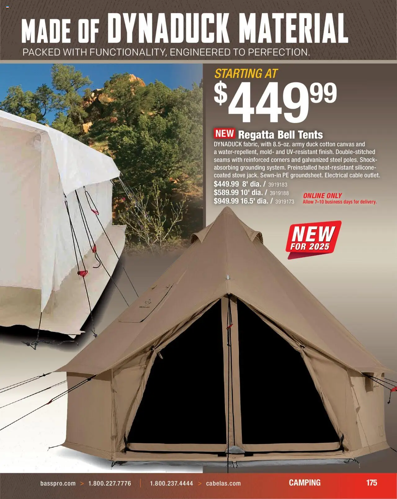 Cabela's Hunting Master 25 - valid from 11.08.2025 | Page: 175 | Products: Canvas, Shock, Cable, Stove
