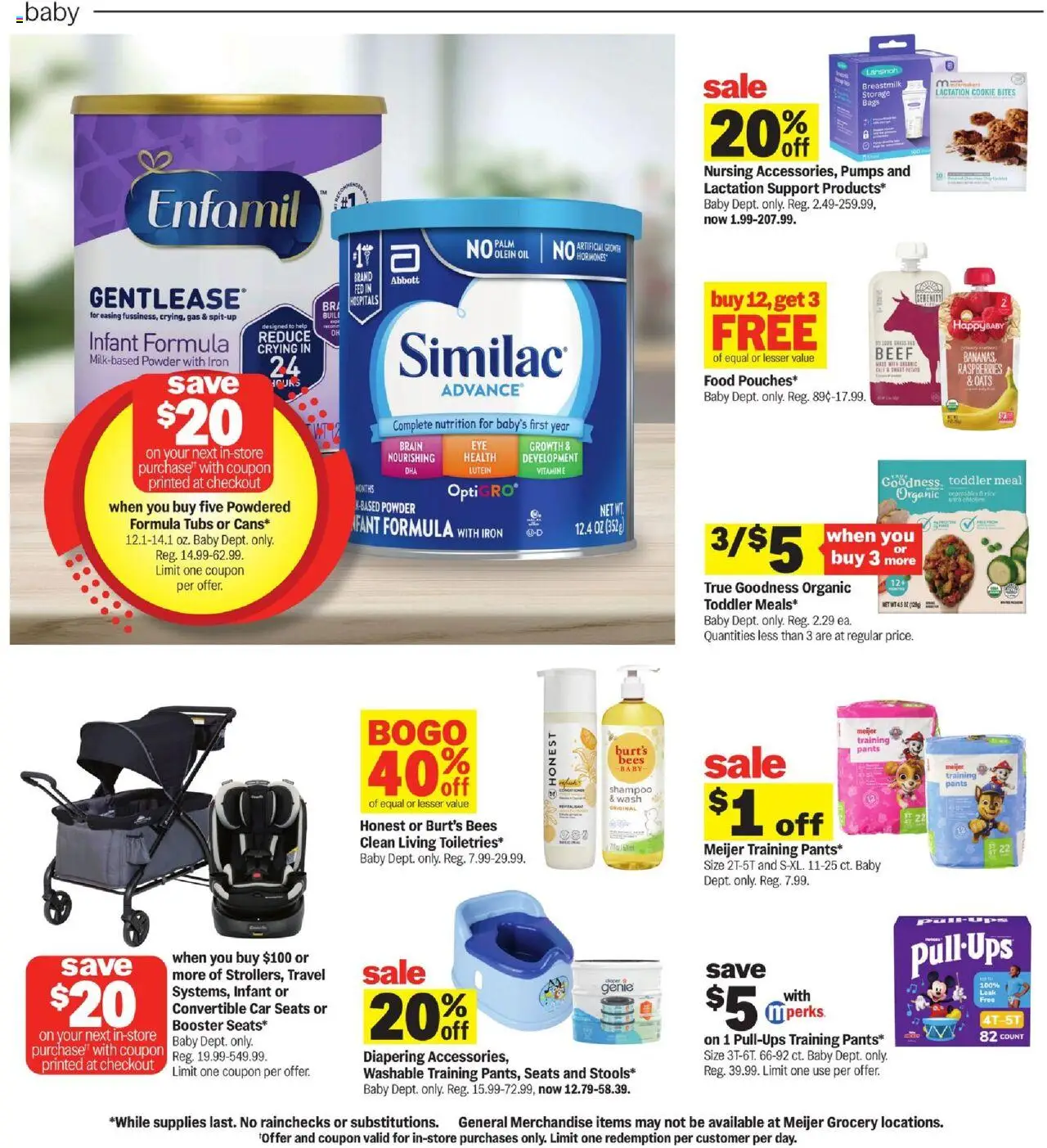 Meijer Weekly Ad - MI - valid from 01.10.2025 | Page: 27 | Products: Powder, Oil, Rice, Pants