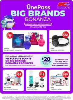 Kmart catalogue - valid from 18.09.2025 | Page: 1 | Products: Headphones