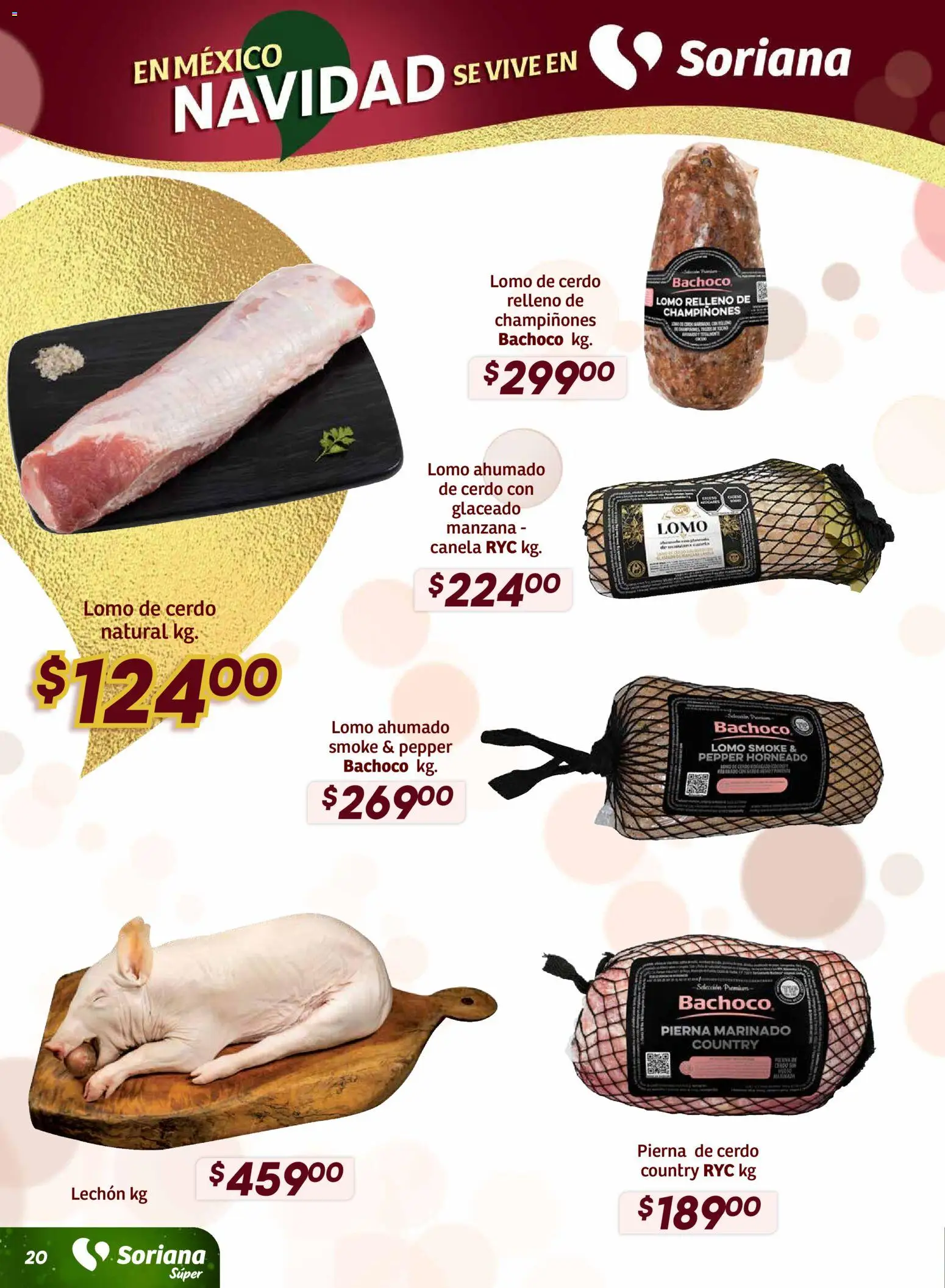 Nuevas ofertas de Soriana válidas en toda la República Mexicana desde el 27.11.2025. ¡Encuentra las mejores ofertas en Soriana - Preciazazaso Súper: Frontera Chia, Q. Roo! | Página: 21 | Productos: Manzana, Cerdo