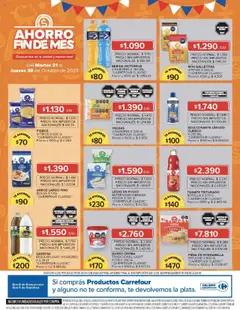 Vista previa Carrefour - Ofertas Carrefour | 21 al 30 Octubre - 877a82af-aec3-47b2-a5ca-060b2cfa1f47 válido desde el 21.10.2025 | Página: 42 | Productos: Botella, Galletitas, Gaseosa, Pizza