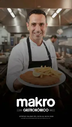 Vista previa Makro Ofertas Gastronómico válido desde el 02.04.2026