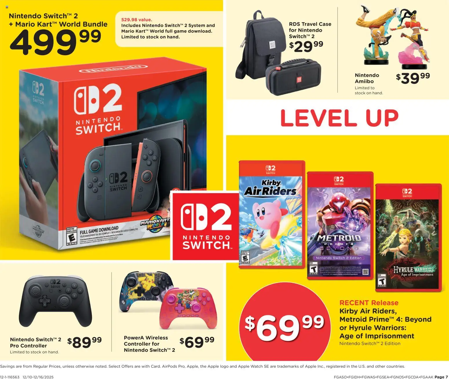 Fred Meyer Home & Apparel - valid from 10.12.2025 | Page: 8 | Products: Watch, Game, Case, Nintendo