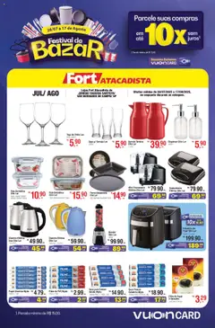 Fort Atacadista - Ofertas Bazar - Pré-Visualização do folheto da loja Fort Atacadista, válido de 26.07.2025