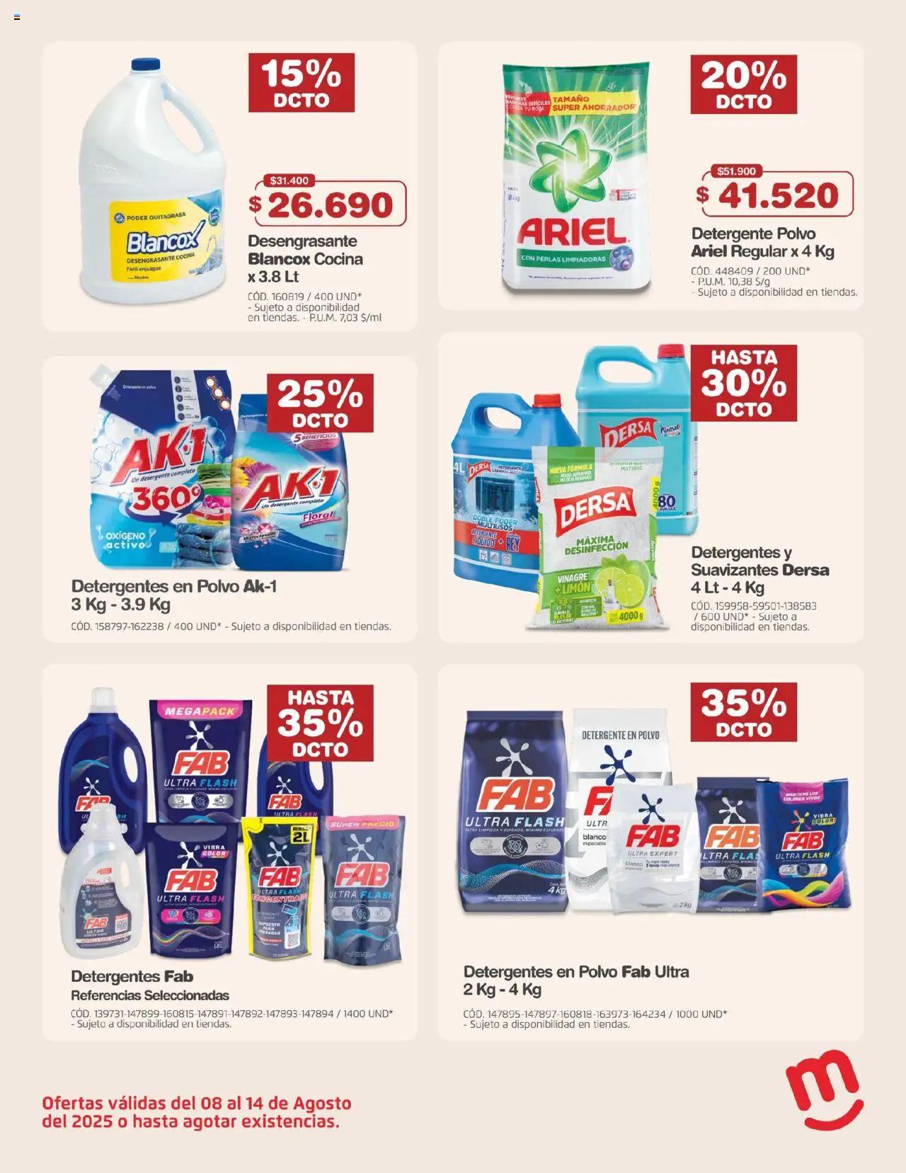 Makro revista - valida desde el 08.08.2025 | Página: 18 | Productos: Cocina, Limón, Vinagre, Detergente