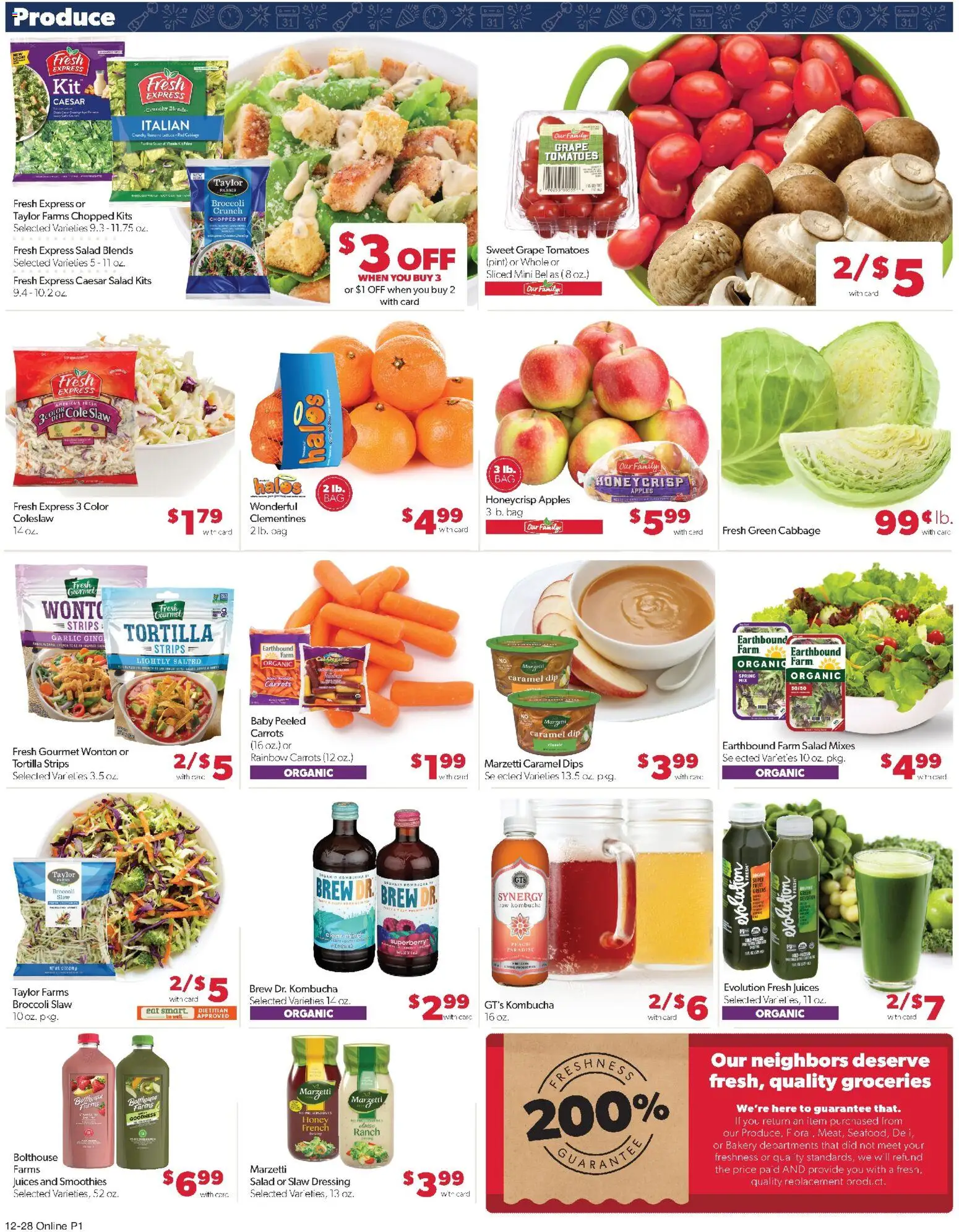 Family Fare Weekly Ad - IA - valid from 28.12.2025 | Page: 5 | Products: Bakery, Tomatoes, Garlic, Bag