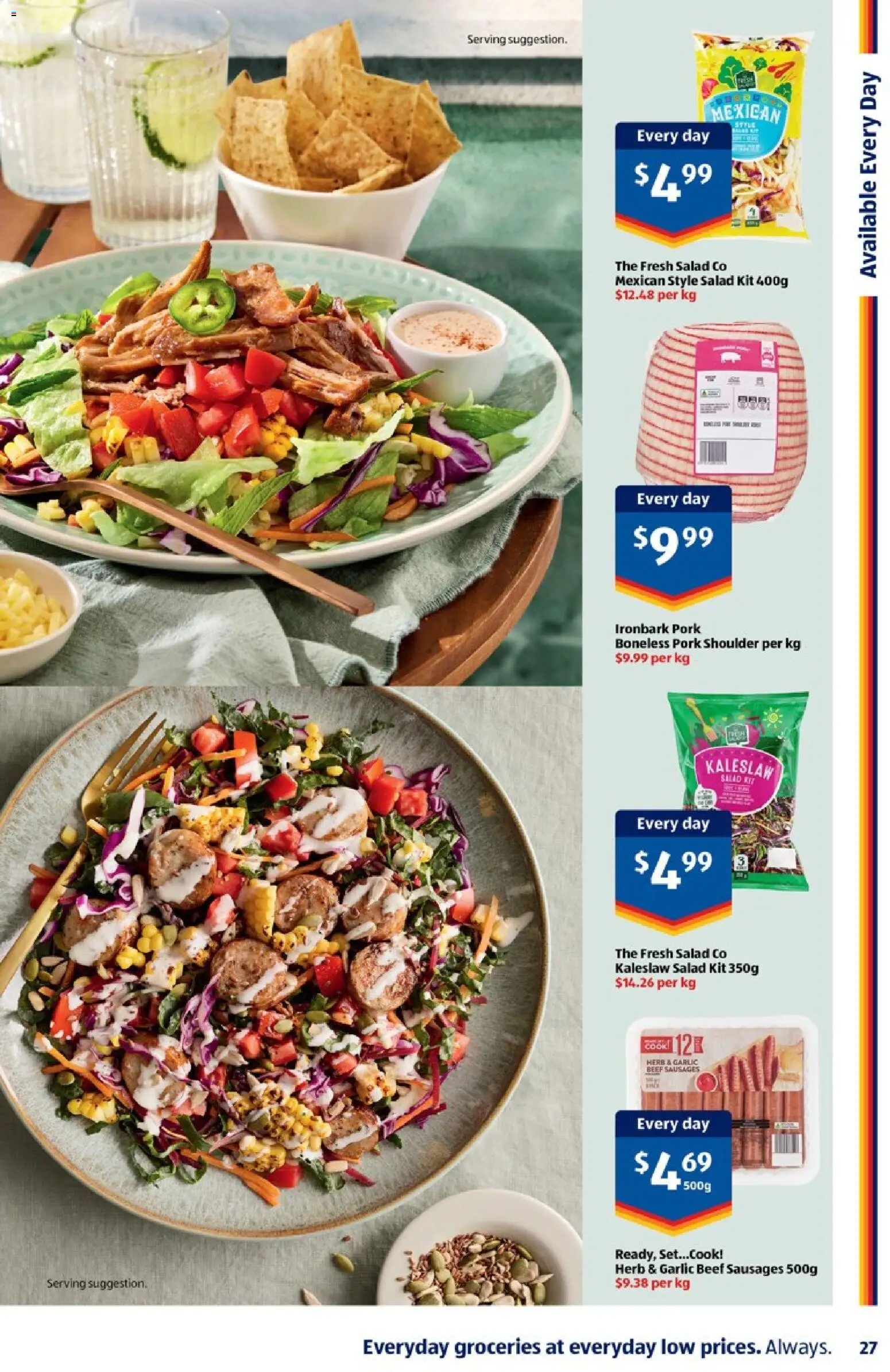 Aldi catalogue - valid from 31.12.2025 | Page: 27 | Products: Herb, Pork, Beef, Salad