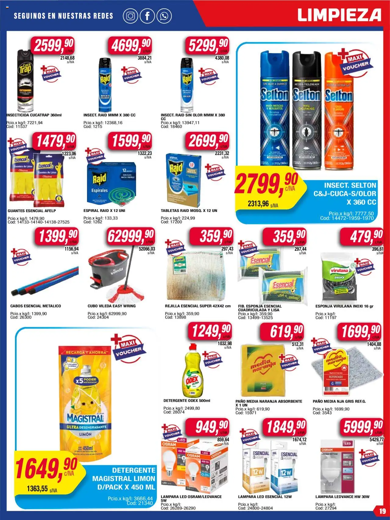 Maxiconsumo ofertas │ válido desde el 23.06.2025 | Página: 19 | Productos: Rejilla, Esponja, Guantes, Cava