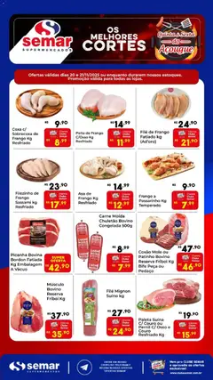 Semar Supermercado - Ofertas Quinta e Sexta do Açougue - Pré-Visualização do folheto da loja Semar Supermercado, válido de 20.11.2025