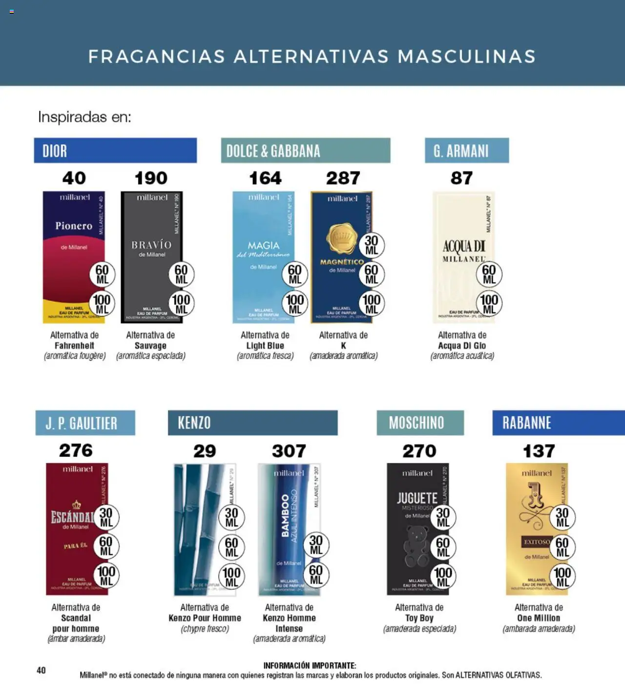 Millanel catálogo │ válido desde el 23.06.2025 | Página: 40