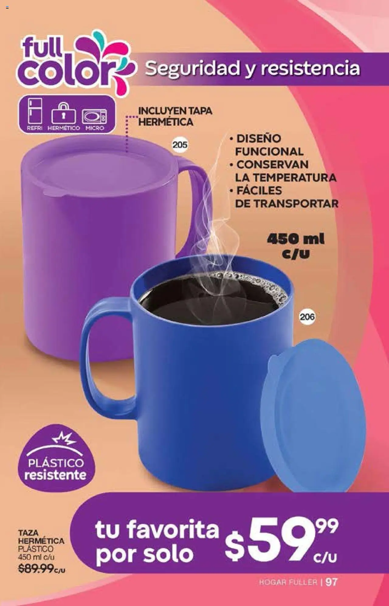 Nuevas ofertas de Fuller válidas en toda la República Mexicana desde el 15.10.2025. ¡Encuentra las mejores ofertas en Fuller - Campaña 14 2025! | Página: 97 | Productos: Taza