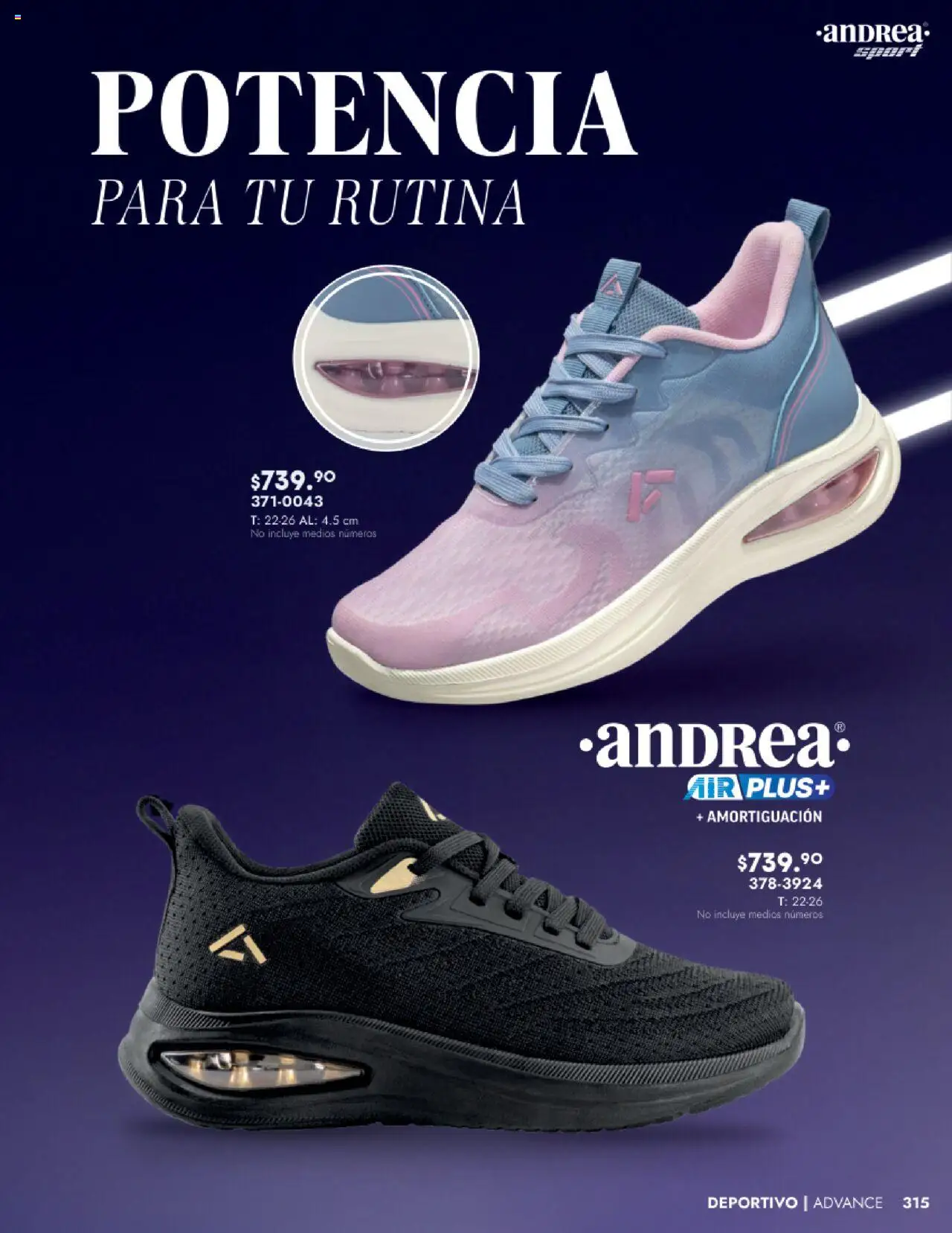Nuevas ofertas de Andrea válidas en toda la República Mexicana desde el 24.08.2025. ¡Encuentra las mejores ofertas en Andrea - Catálogo Calzado Dama! | Página: 307