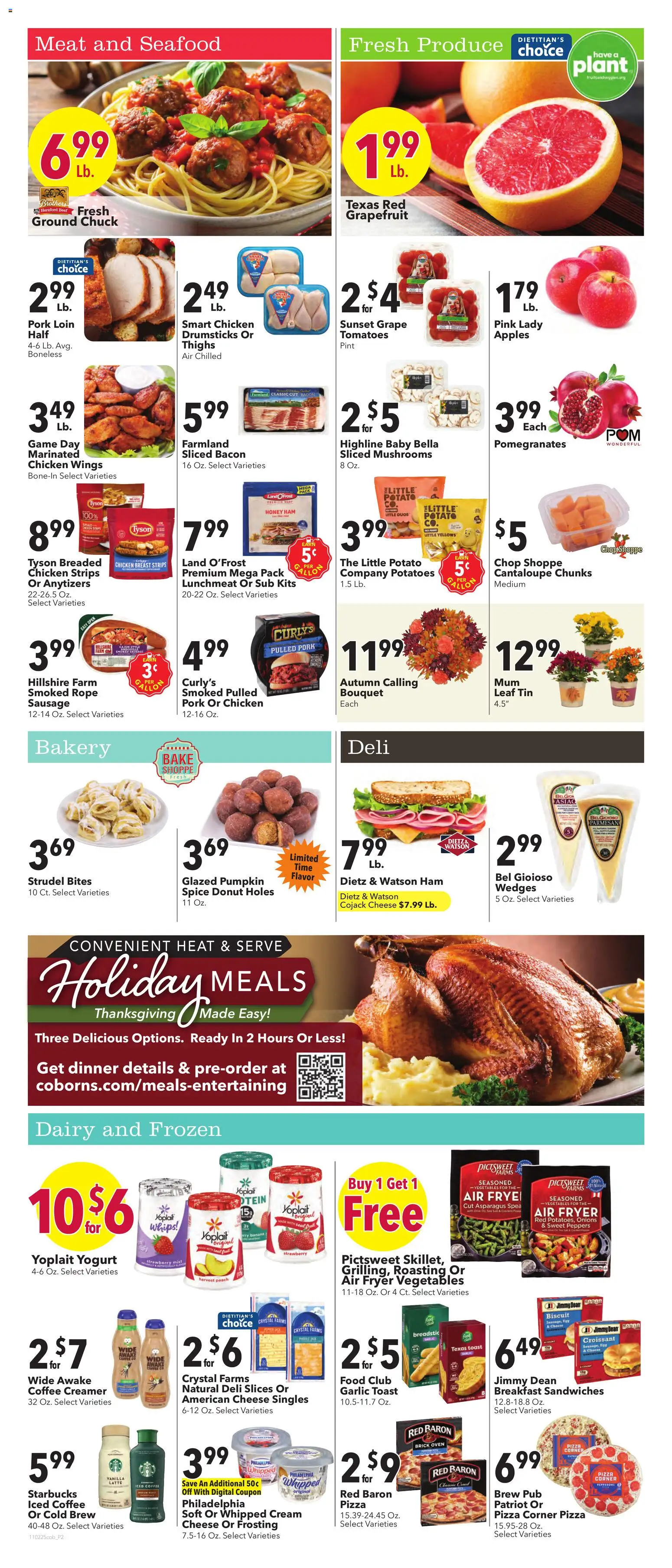 Coborn's Weekly Ad - valid from 05.11.2025 | Page: 4 | Products: Bakery, Cheese, Yogurt, Garlic