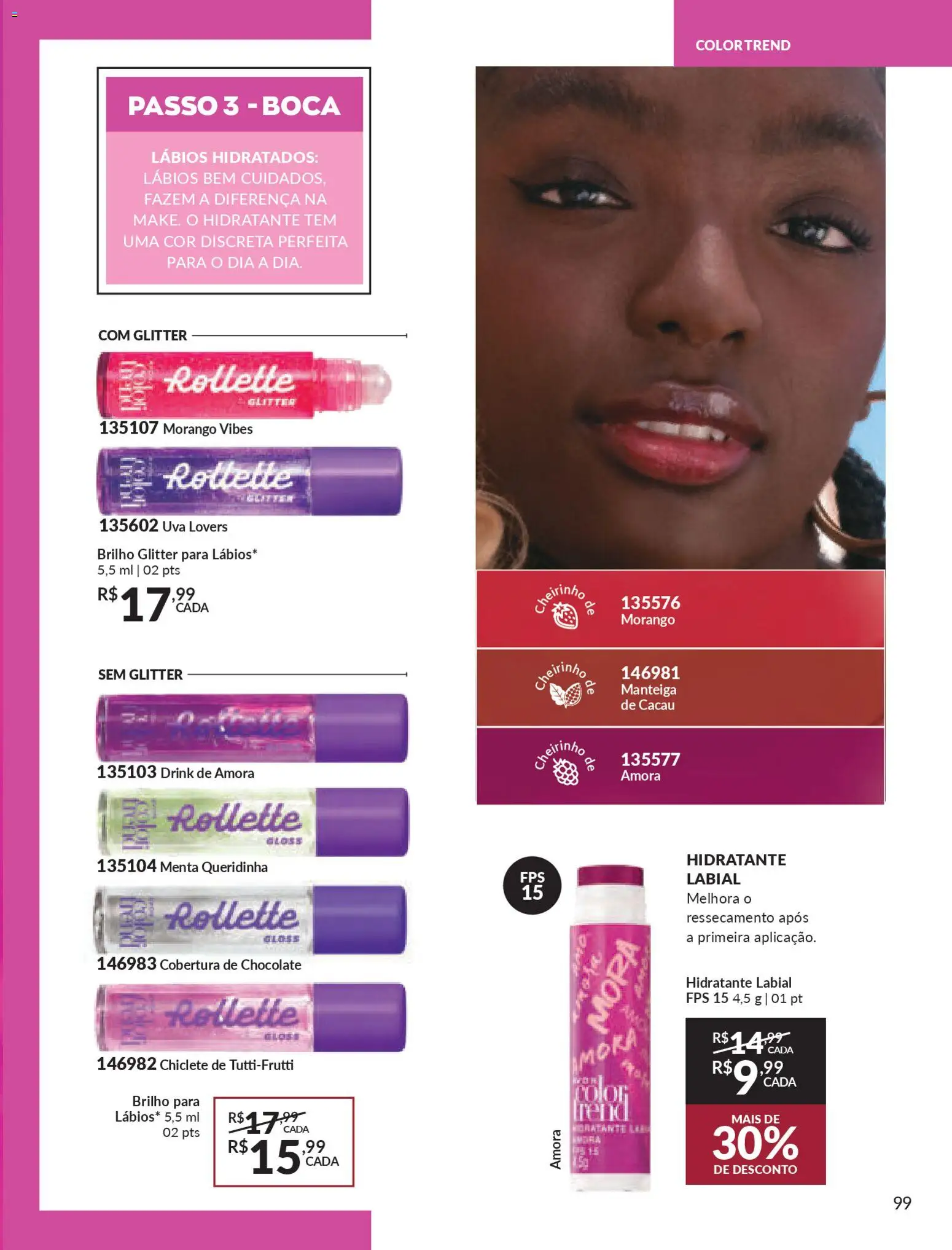Avon Folheto - válido de 21.11.2025 | Página: 99 | Produtos: Manteiga, Chocolate, Chiclete