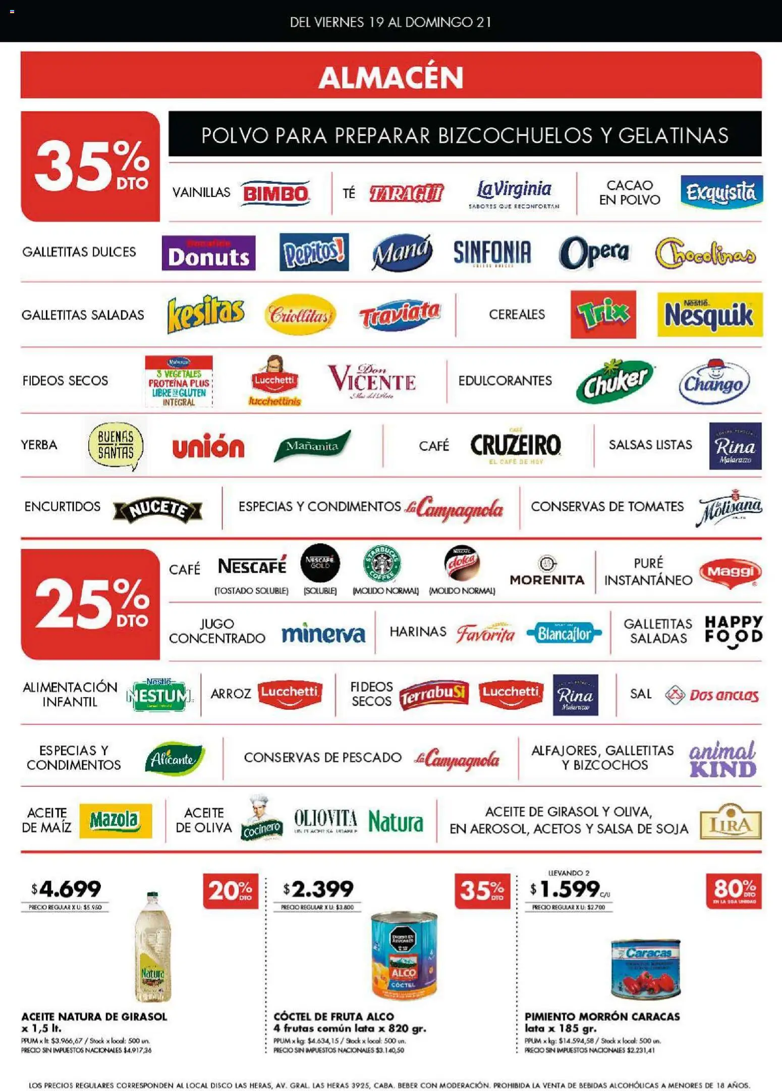 Disco - Ofertas | Córdoba │ válido desde el 18.12.2025 | Página: 3 | Productos: Disco, Galletitas, Maiz, Té
