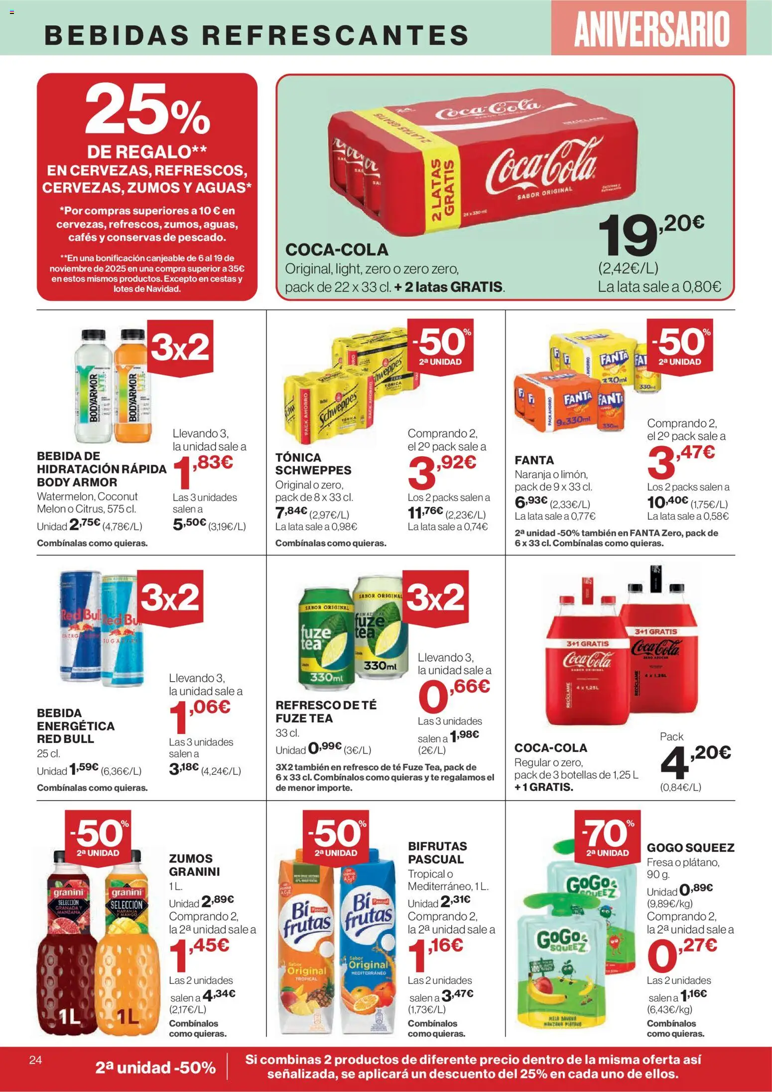Nuevas ofertas de El Corte Inglés válidas en toda la República Mexicana desde el 23.10.2025. ¡Encuentra las mejores ofertas en El Corte - Catálogo Que necesitas hoy! | Página: 34 | Productos: Fresa, Melón, Refresco, Mango