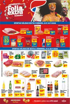 Extra - Ofertas de Mercado Fim de Semana - Pré-Visualização do folheto da loja Extra, válido de 23.01.2026