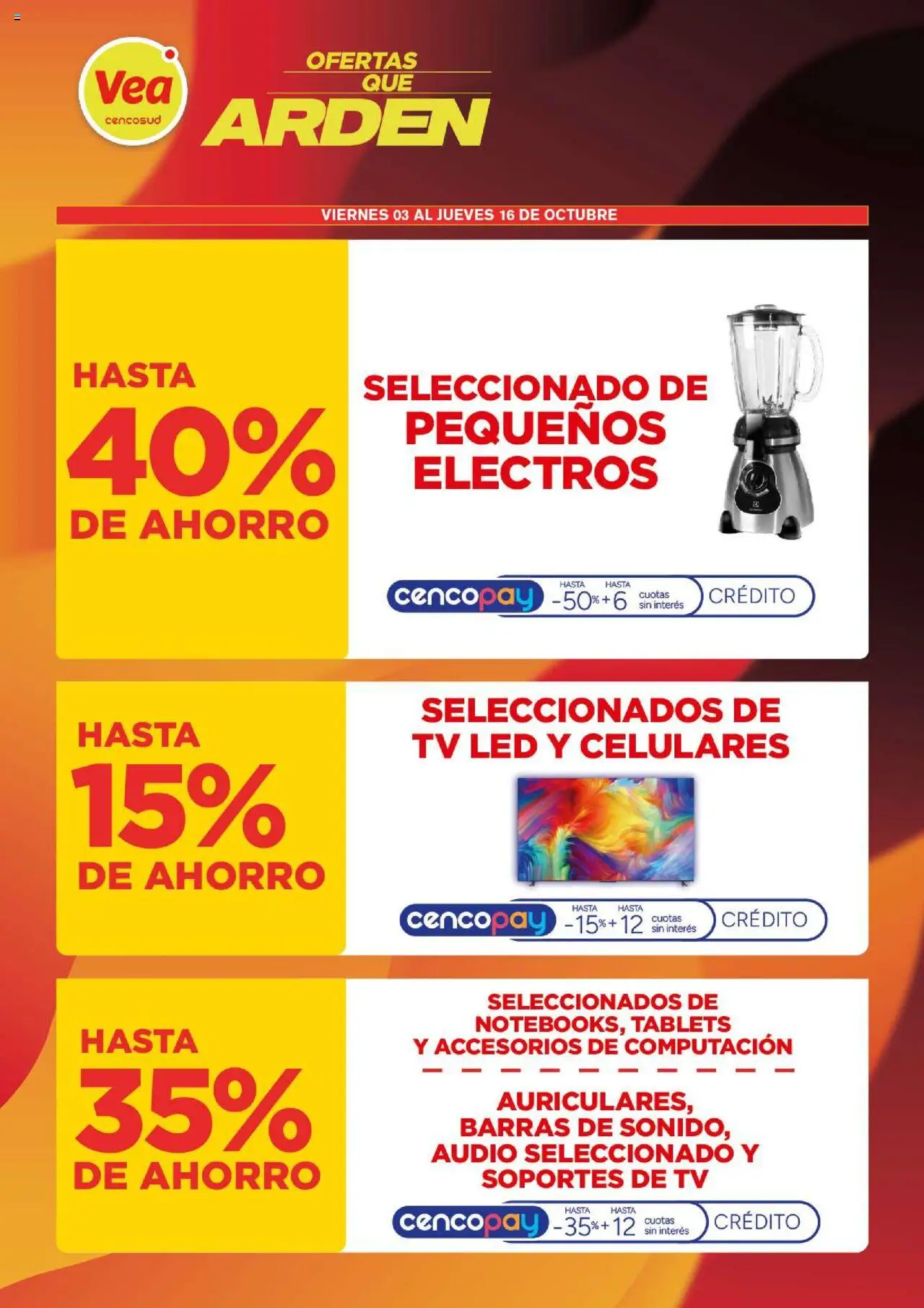 Vea - Ofertas que ardén │ válido desde el 03.10.2025 | Página: 2 | Productos: Audio
