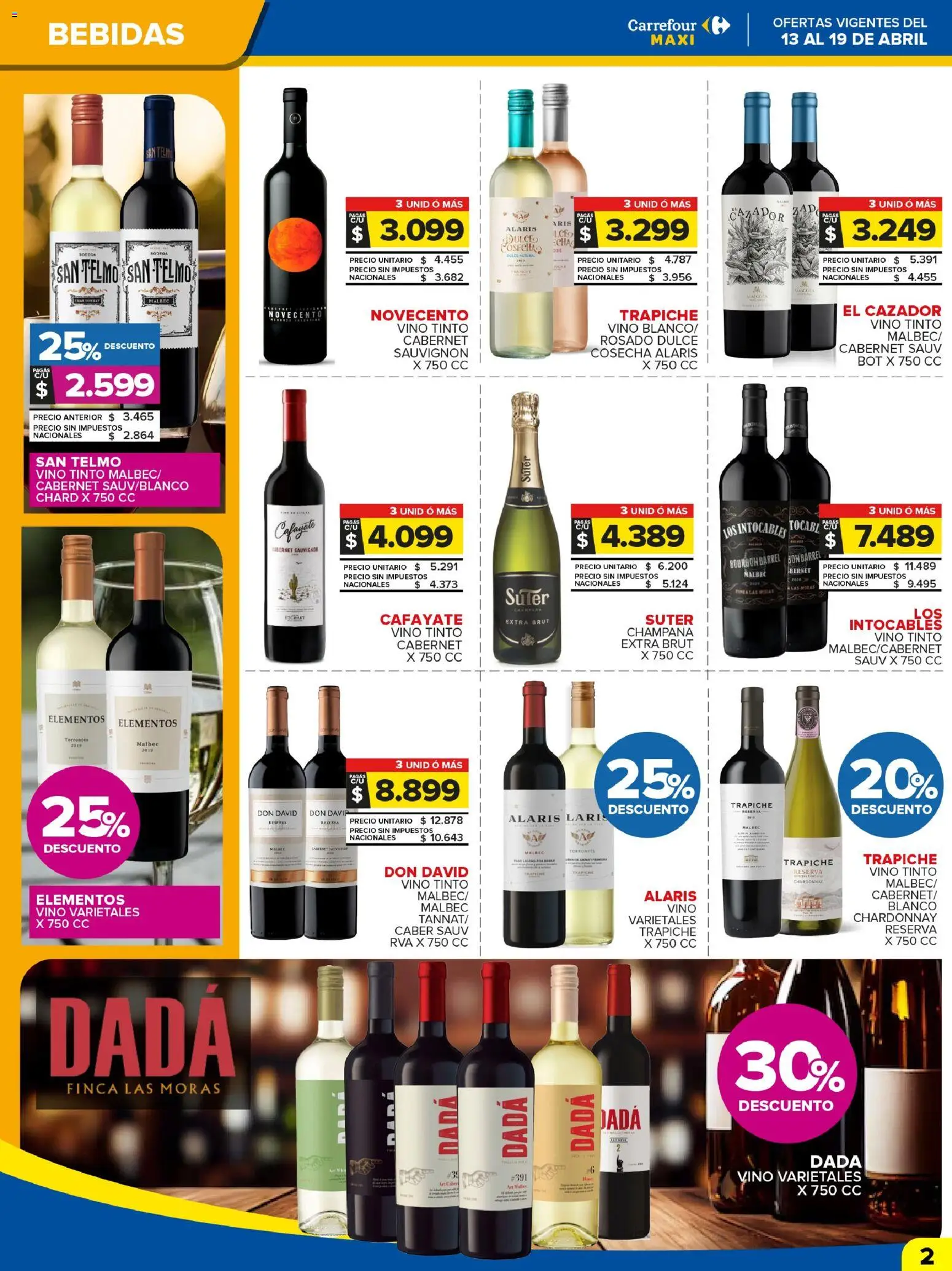 Carrefour Maxi catálogo │ válido desde el 13.04.2026 | Página: 2 | Productos: Vino