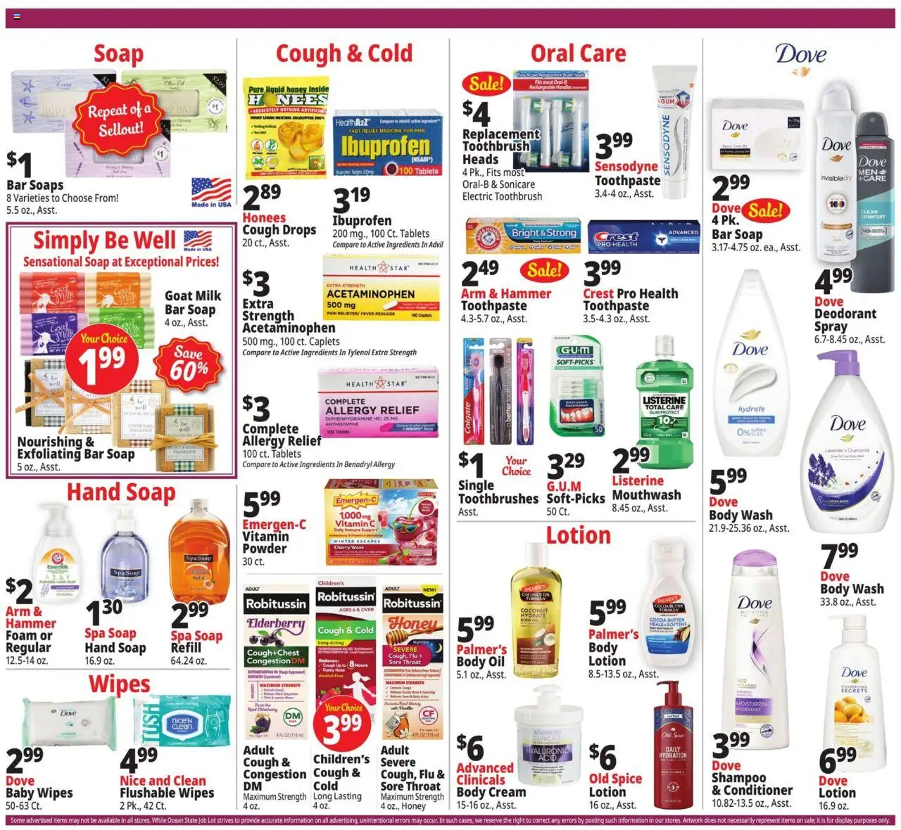 Ocean State Job Lot Weekly Ad - MA - valid from 16.10.2025 | Page: 12 | Products: Electric toothbrush, Powder, Soap, Bar Soap