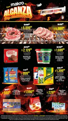 Vista previa Makro Ofertas que queman válido desde el 17.07.2025