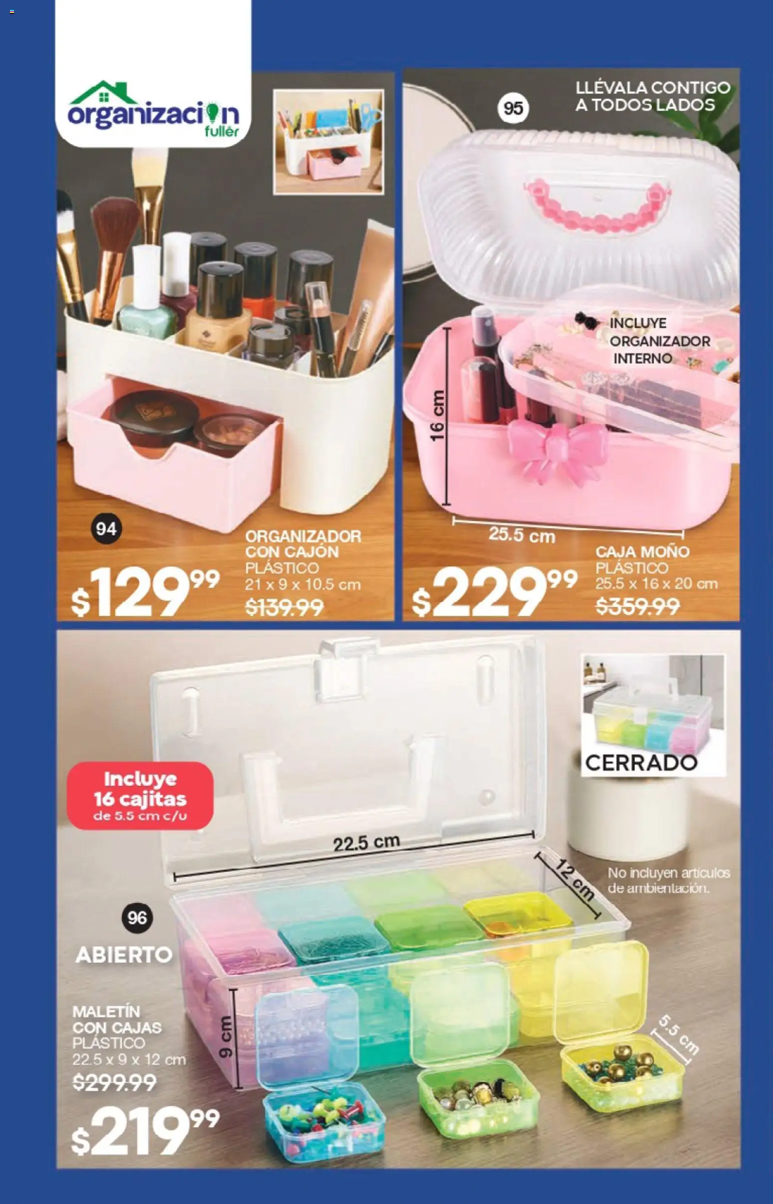 Nuevas ofertas de Fuller válidas en toda la República Mexicana desde el 04.02.2026. ¡Encuentra las mejores ofertas en Fuller campaña 22 2026! | Página: 64 | Productos: Organizador, Moño, Caja