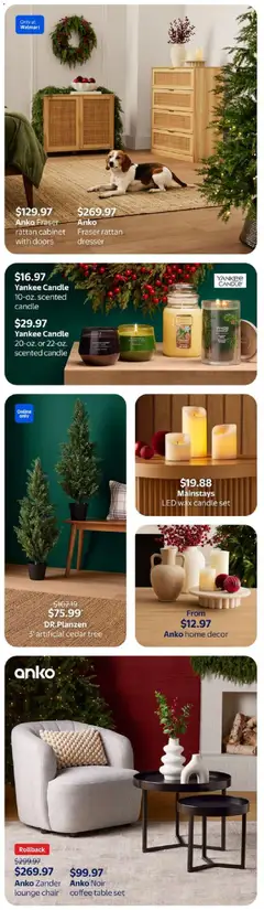 Preview of Walmart - Home and Garden Books from shop Walmart valid from 27.11.2025 | Page: 4 | Products: Table, Chair, Cabinet, Coffee