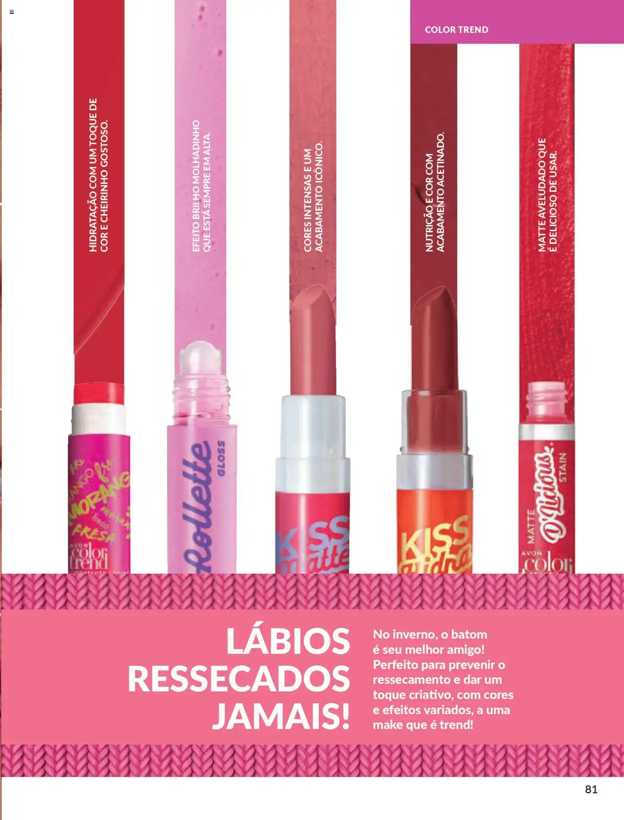 Avon Folheto - válido de 16.06.2025 | Página: 81 | Produtos: Pó, Batom
