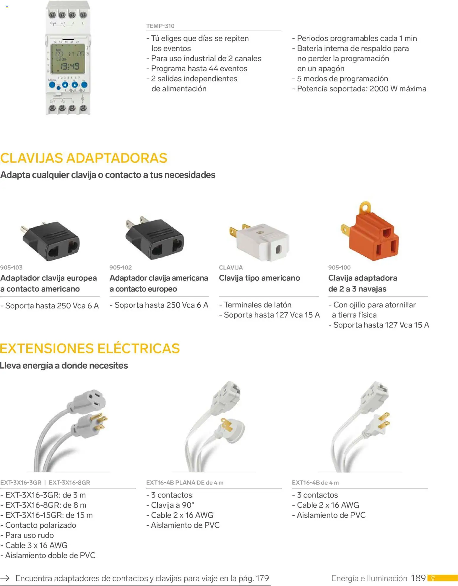Nuevas ofertas de Steren válidas en toda la República Mexicana desde el 01.01.2026. ¡Encuentra las mejores ofertas en Steren catálogo! | Página: 201 | Productos: Cable, Adaptador, Batería