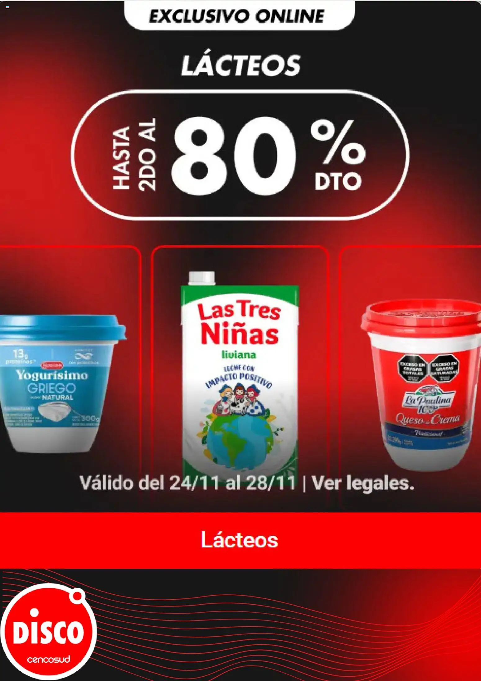 Disco - Black Friday │ válido desde el 24.11.2025 | Página: 9 | Productos: Disco, Queso crema, Queso, Crema