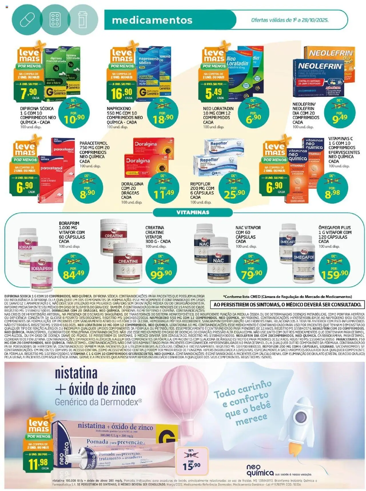 Cooper Folheto - válido de 01.10.2025 | Página: 6 | Produtos: Creatina, Pomada, Vitamina c