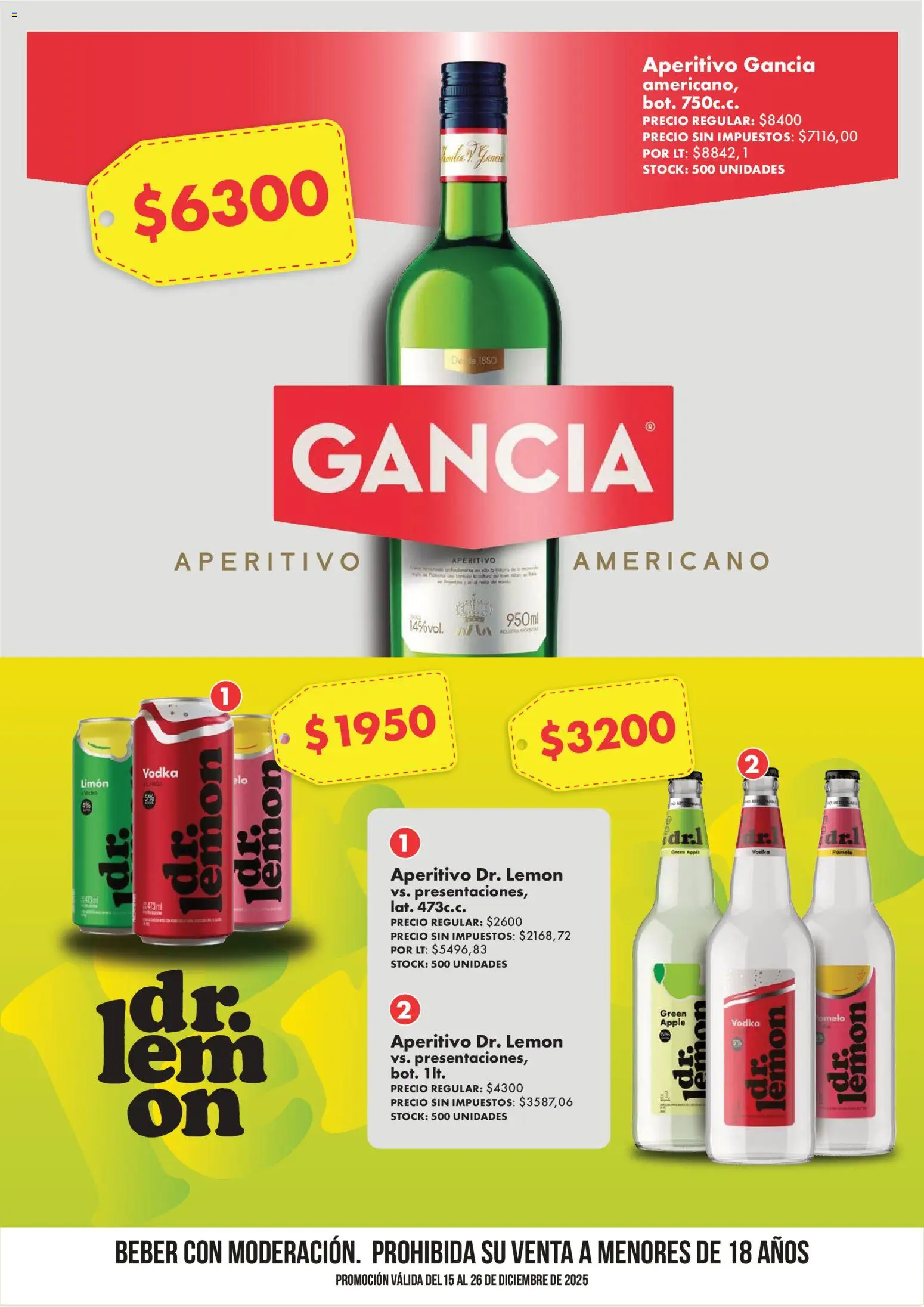 Vea - Especial Navidad  │ válido desde el 15.12.2025 | Página: 19 | Productos: Vodka, Limón