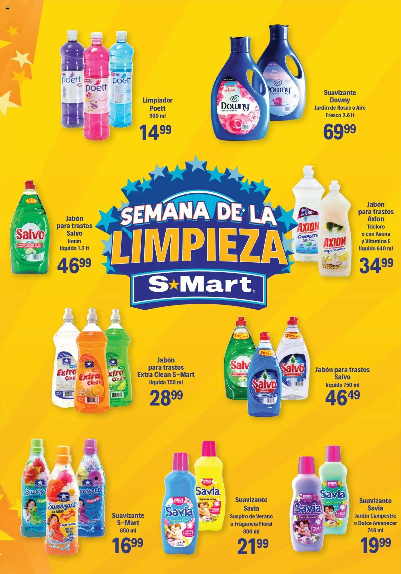 Nuevas ofertas de S-Mart válidas en toda la República Mexicana desde el 03.10.2025. ¡Encuentra las mejores ofertas en S-Mart - Folleto de Feria - Chihuahua! | Página: 3 | Productos: Detergente, Limpiador, Cloro, Ropa