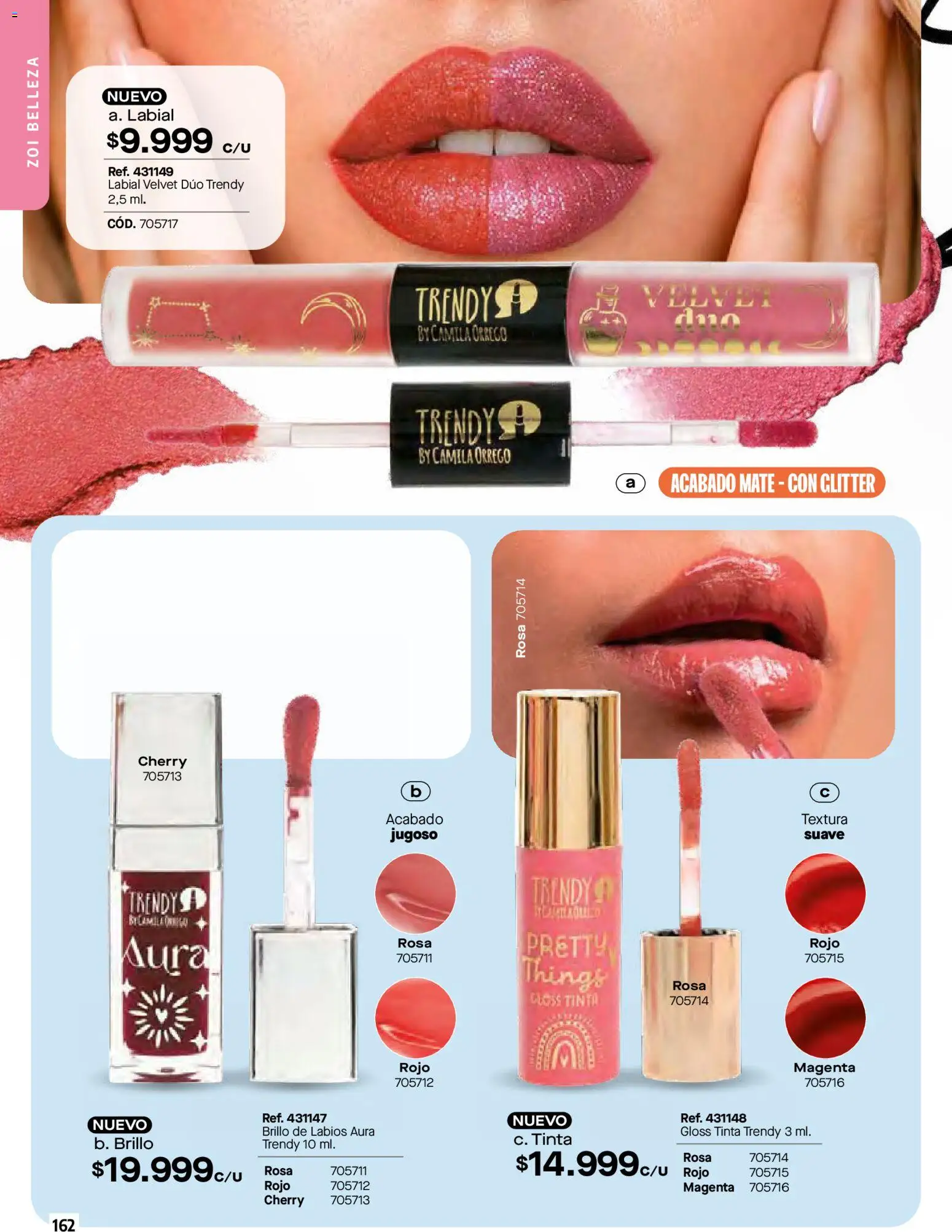 Pacifika revista - valida desde el 01.04.2026 | Página: 162 | Productos: Glitter, Brillo, Brillo de labios