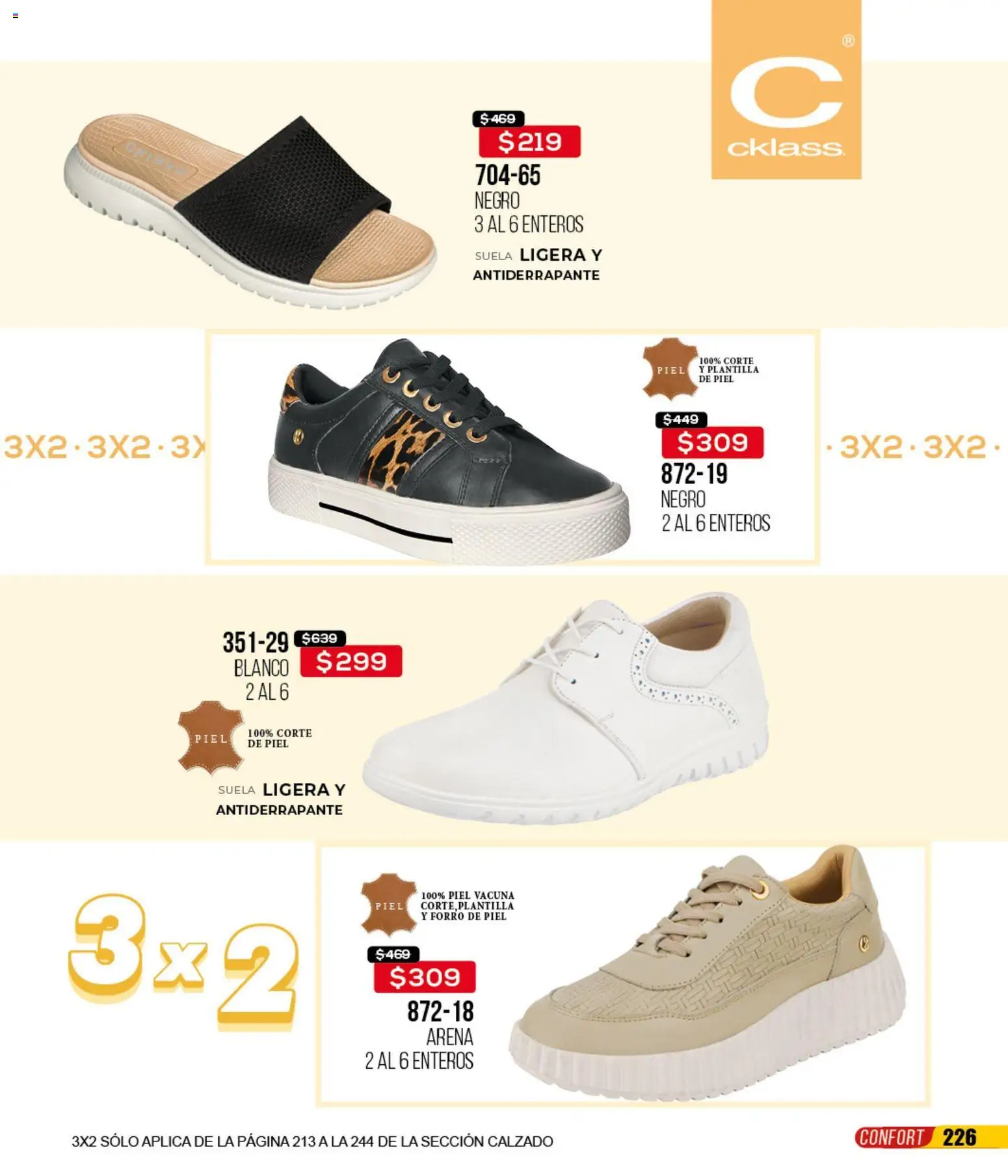 Nuevas ofertas de Cklass válidas en toda la República Mexicana desde el 18.03.2026. ¡Encuentra las mejores ofertas en Cklass catálogo Liquidación total calzado! | Página: 227
