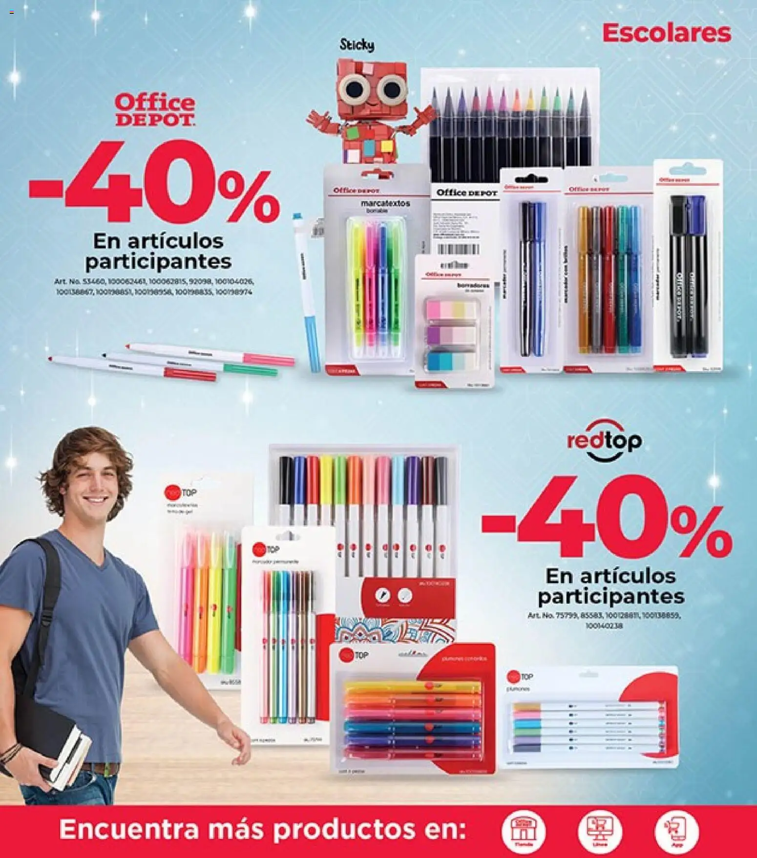 Nuevas ofertas de Office Depot válidas en toda la República Mexicana desde el 01.12.2025. ¡Encuentra las mejores ofertas en Office Depot catálogo! | Página: 20