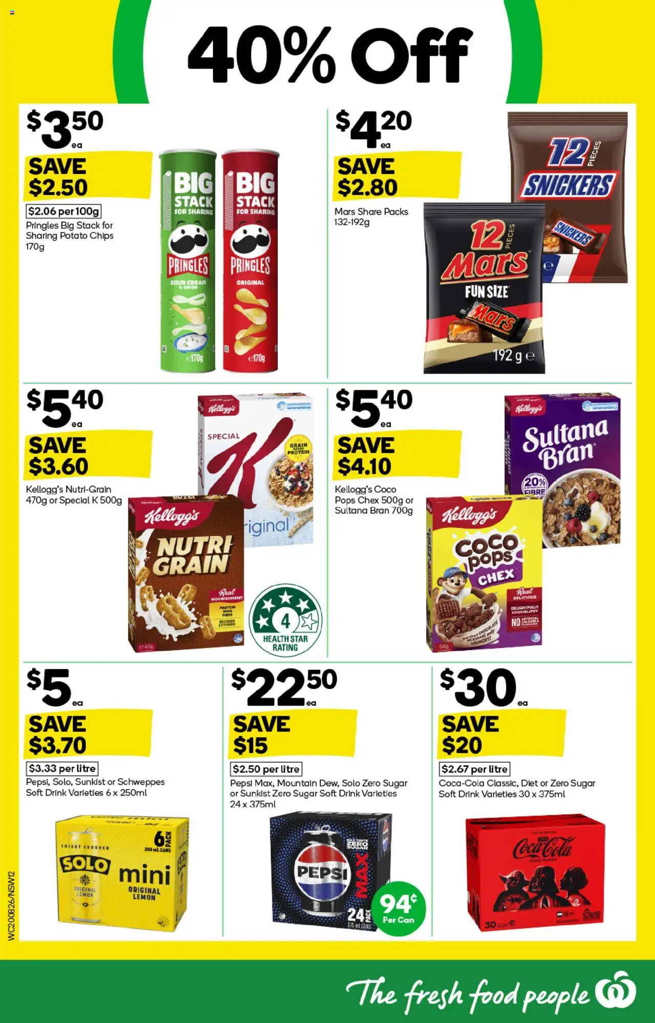 Woolworths catalogue - valid from 20.08.2025 | Page: 12 | Products: Chocolate, Chips, Cream, Sugar