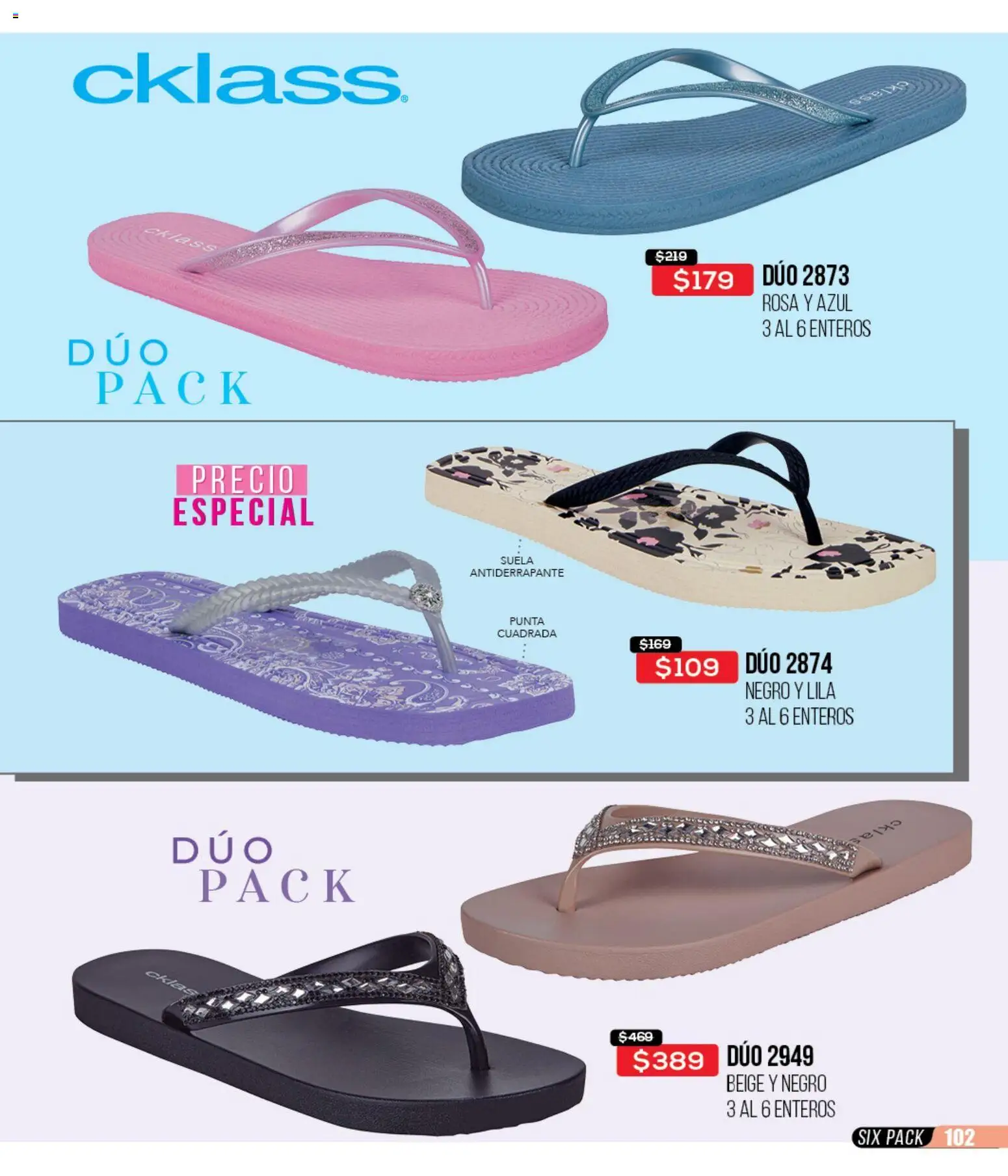 Nuevas ofertas de Cklass válidas en toda la República Mexicana desde el 12.01.2026. ¡Encuentra las mejores ofertas en Cklass catálogo Mega Ofertas Calzado! | Página: 103
