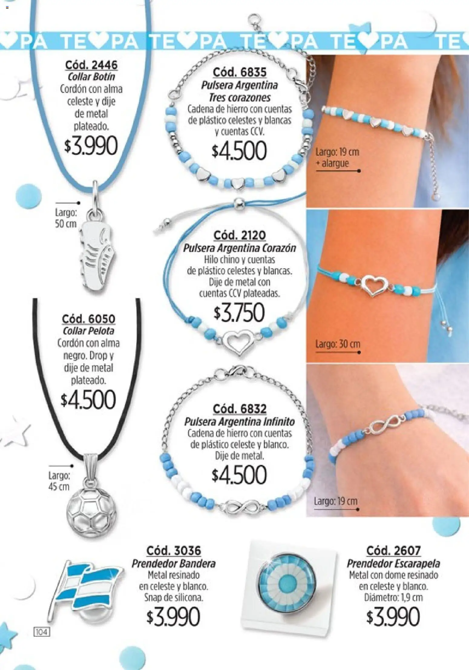 Amodil - Campaña 8 │ válido desde el 08.04.2026 | Página: 104 | Productos: Pulsera, Collar, Dije, Prendedor