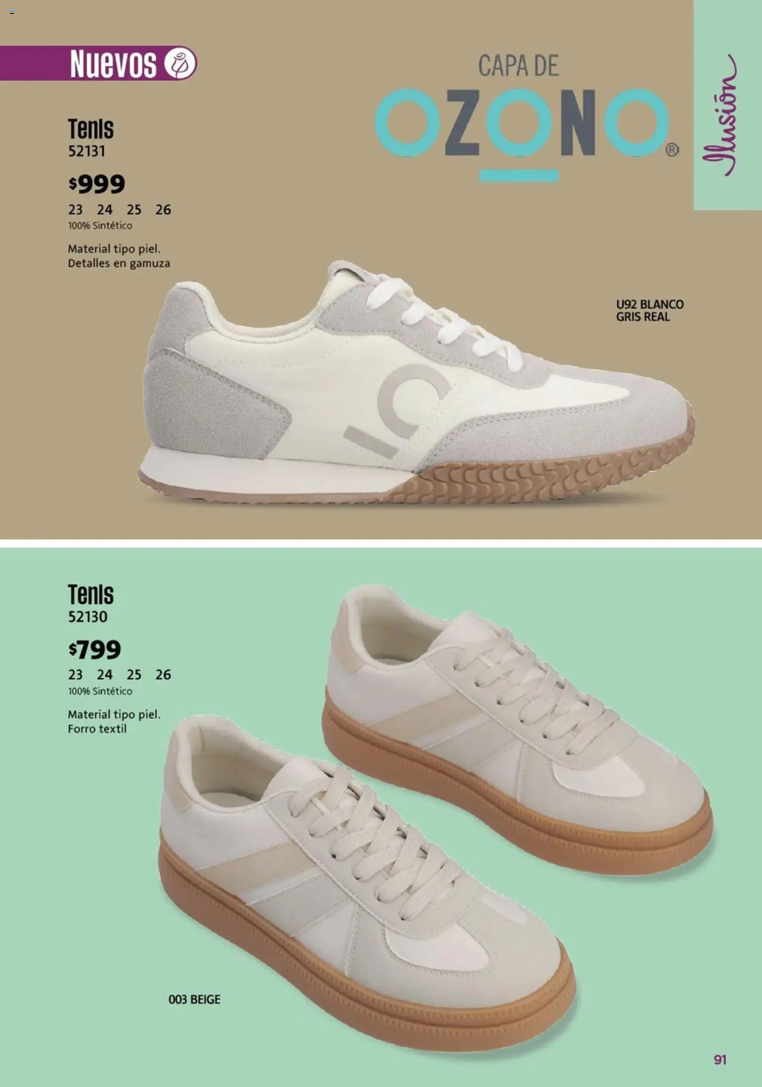 Nuevas ofertas de Ilusión válidas en toda la República Mexicana desde el 01.03.2026. ¡Encuentra las mejores ofertas en Ilusión catálogo Marcas Amigas! | Página: 93 | Productos: Tenis, Gamuza