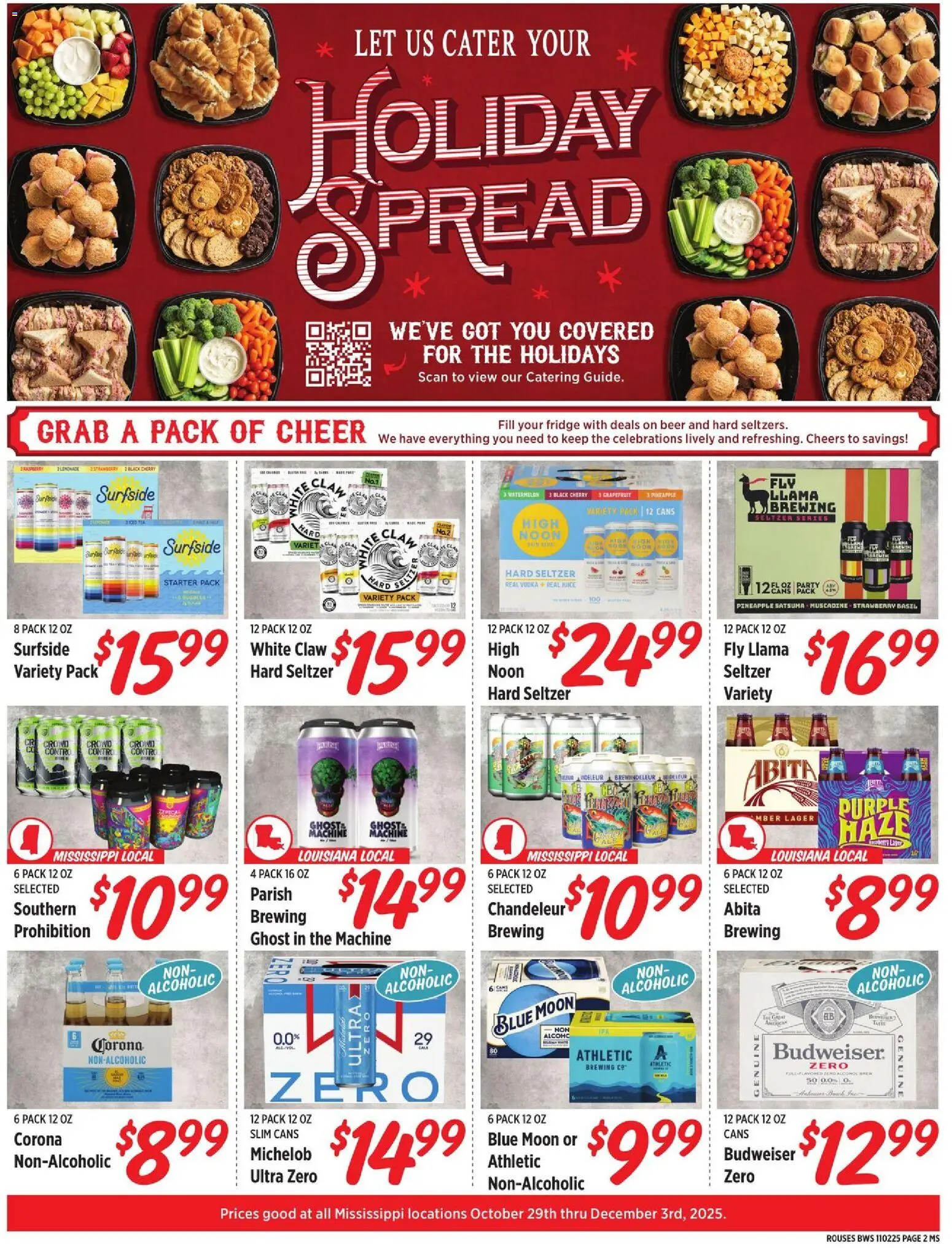 Rouses Alcohol Flyer 2 - valid from 29.10.2025 | Page: 2 | Products: Beer, Pineapple, Grapefruit, Starter