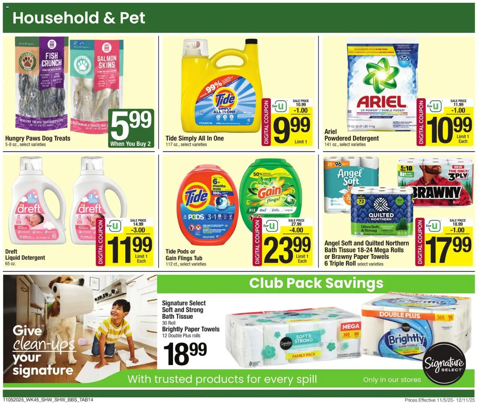 Star Market Big Book of Savings - valid from 05.11.2025 | Page: 14 | Products: Bath, Dog Treats, Fish, Detergent