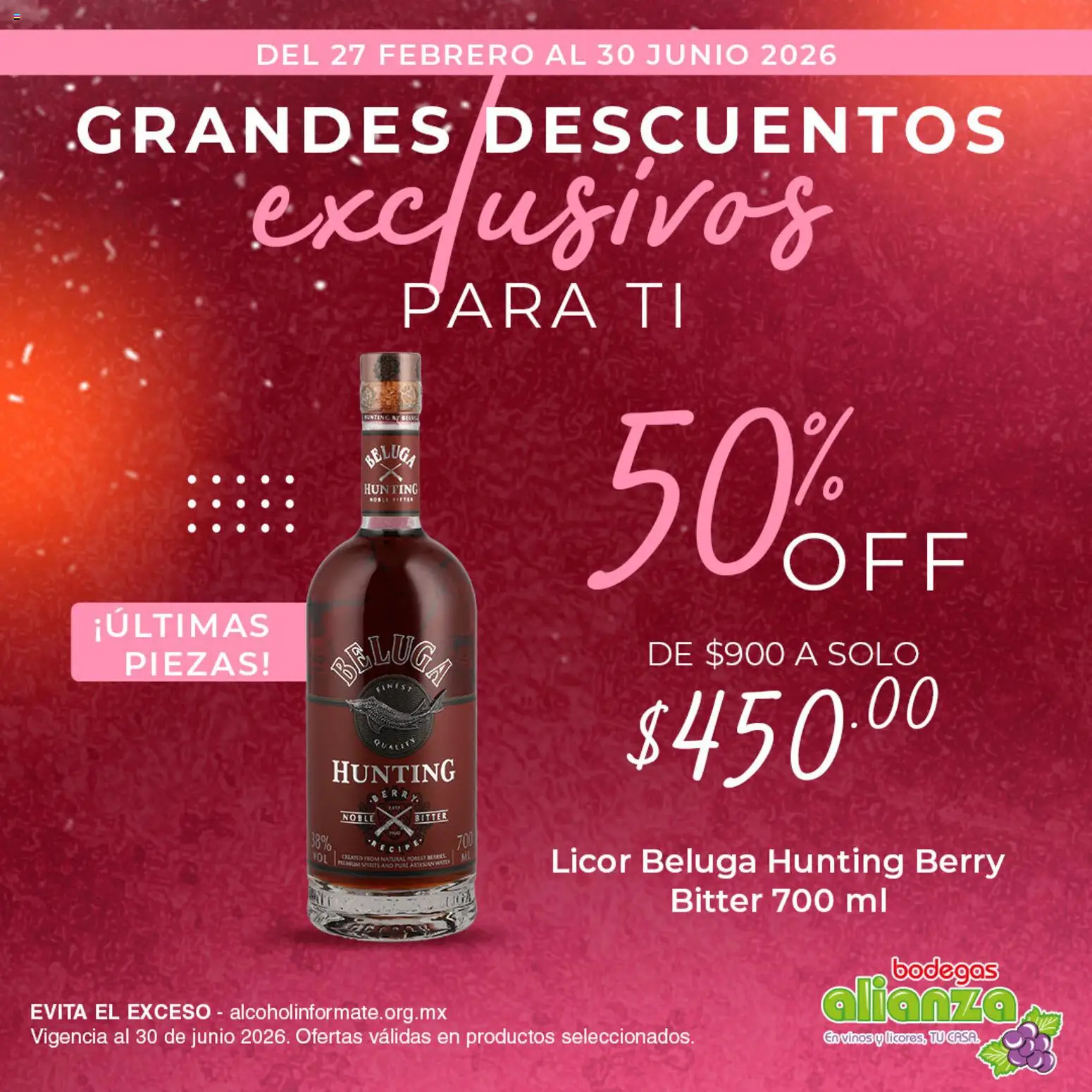 Nuevas ofertas de Bodegas Alianza válidas en toda la República Mexicana desde el 27.02.2026. ¡Encuentra las mejores ofertas en Bodegas Alianza catálogo Grandes descuentos exclusivos! | Página: 1
